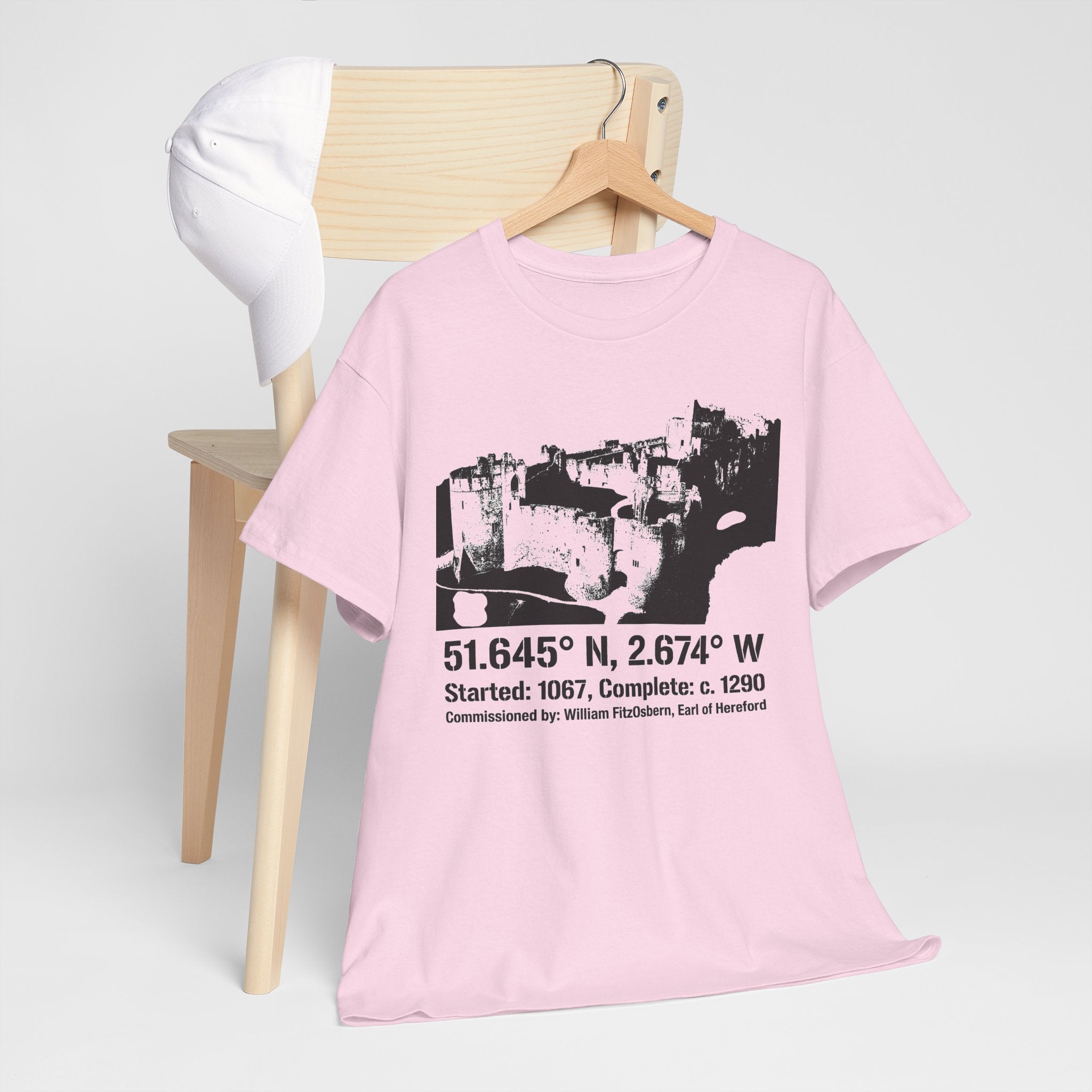Chepstow Castle T‑Shirt — Historic Landmark Tee for Castle Lovers & Travelers