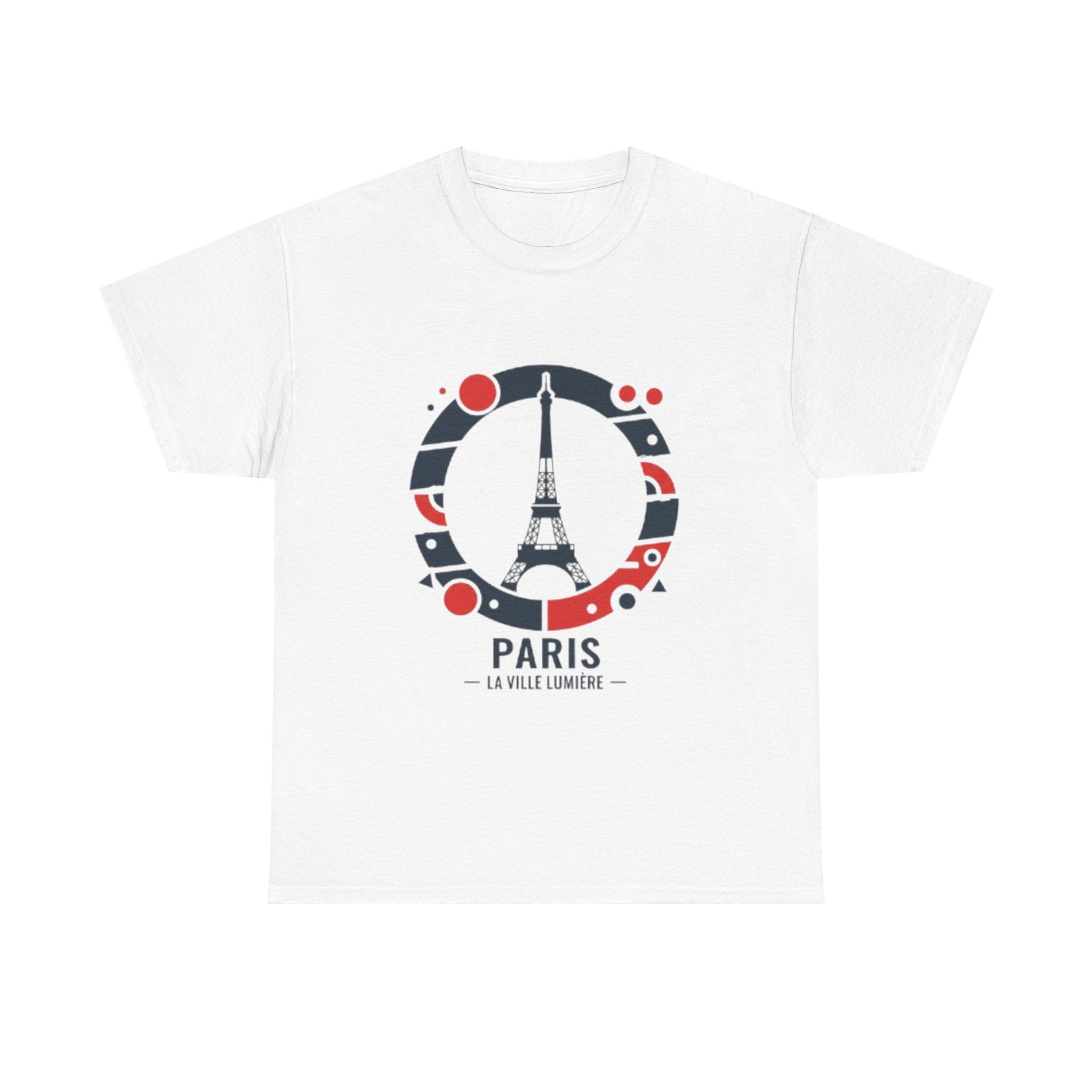 Paris Eiffel Tower Graphic Tee — 'Paris La Ville Lumière' Travel T‑Shirt