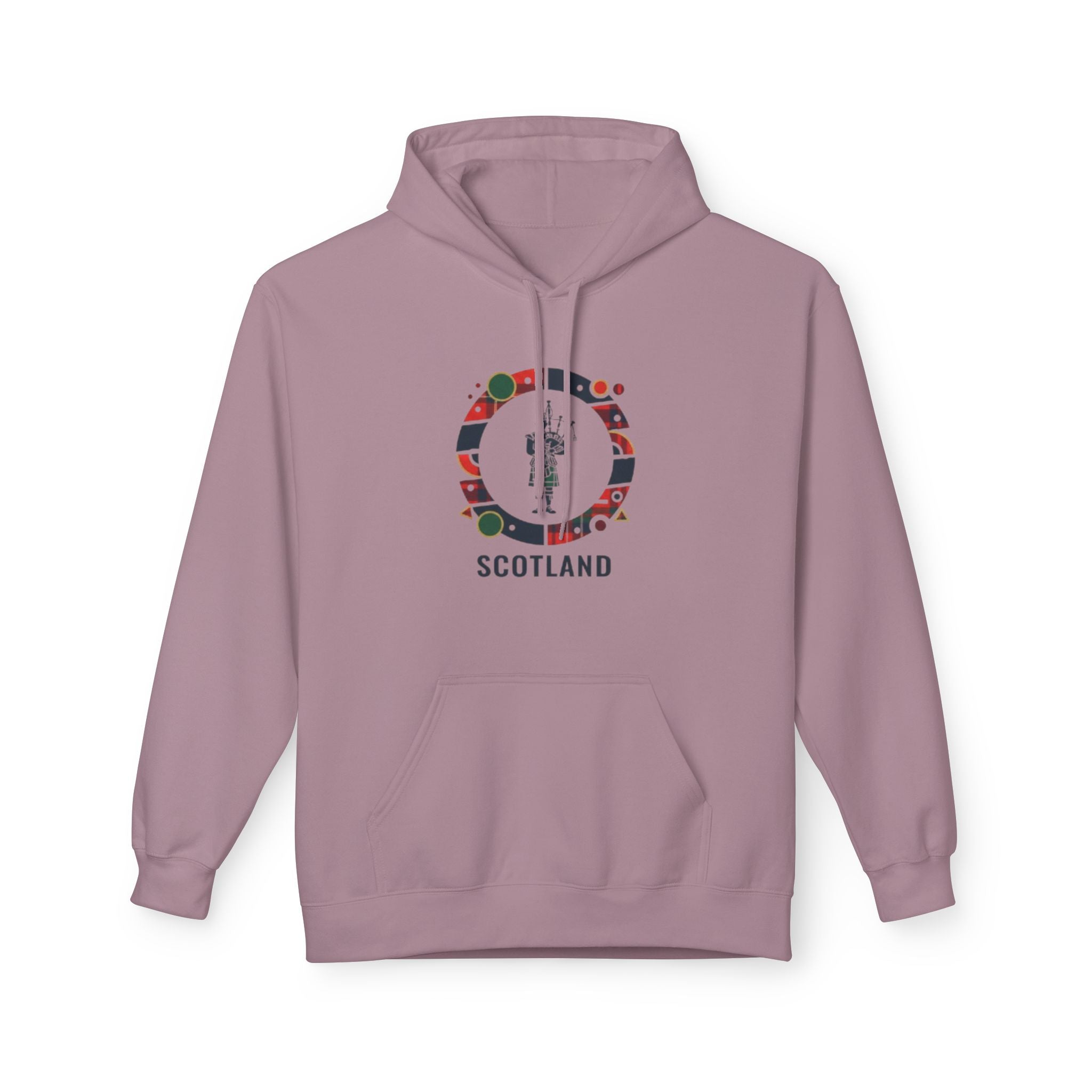 Scotland Crest Graphic Hoodie — Scottish Flag & Thistle Travel Souvenir