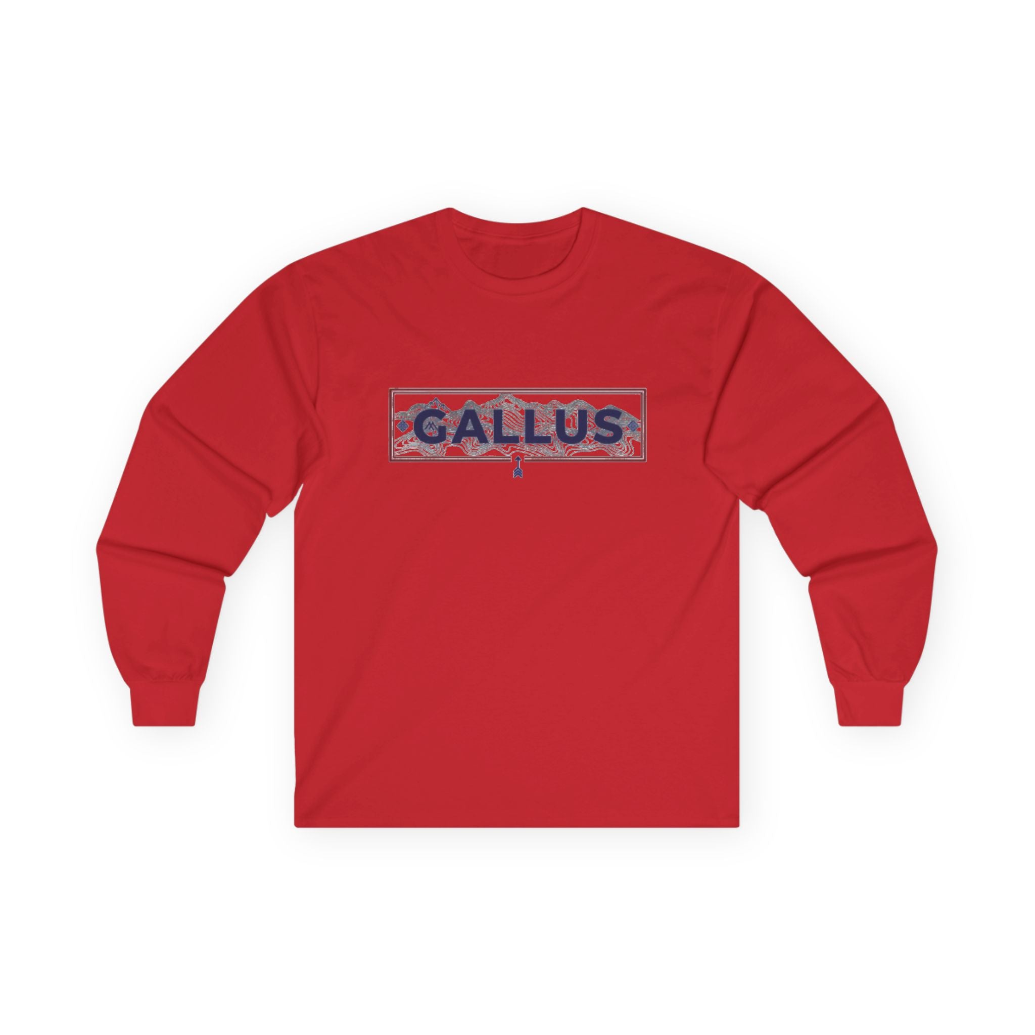 Spain Map Long Sleeve Tee — Gallus Logo Travel Shirt