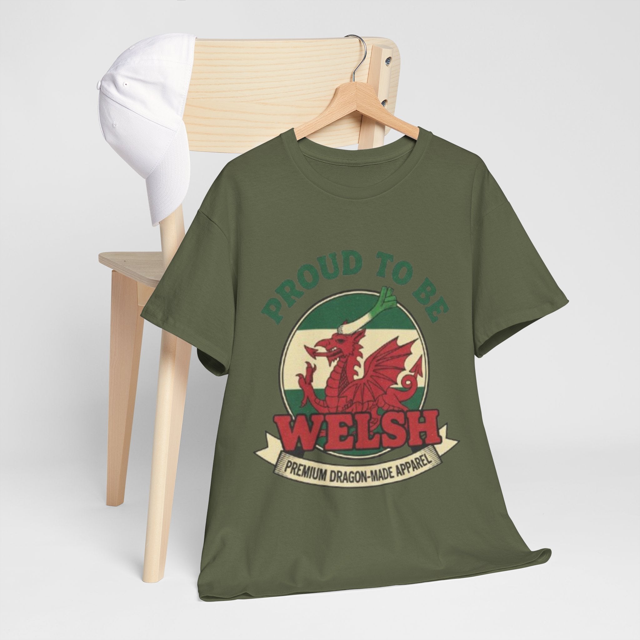 Proud to Be Welsh T-Shirt — Welsh Dragon Pride Tee