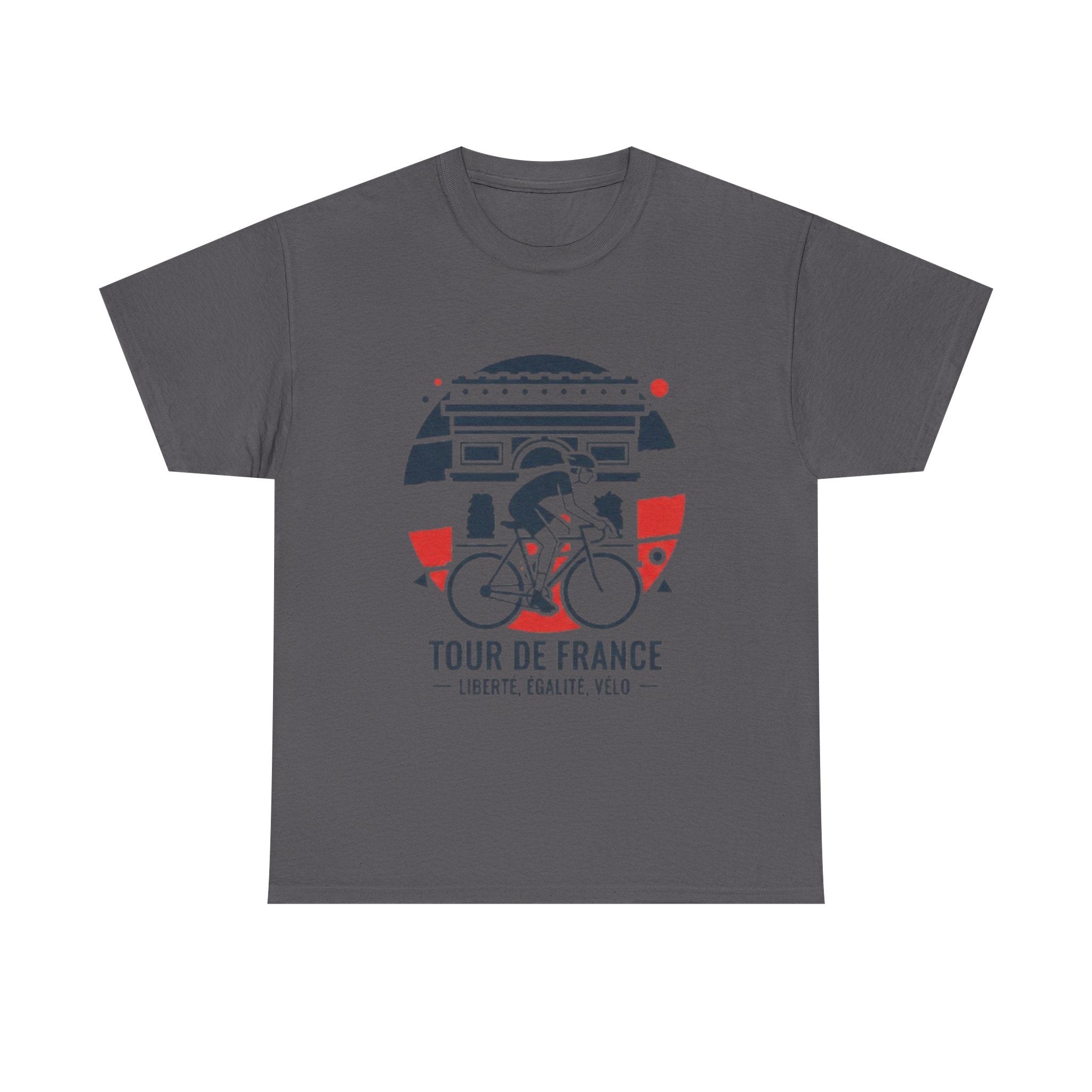 Tour de France Cycling Tee — "Liberté, Égalité, Vélo" Graphic Shirt
