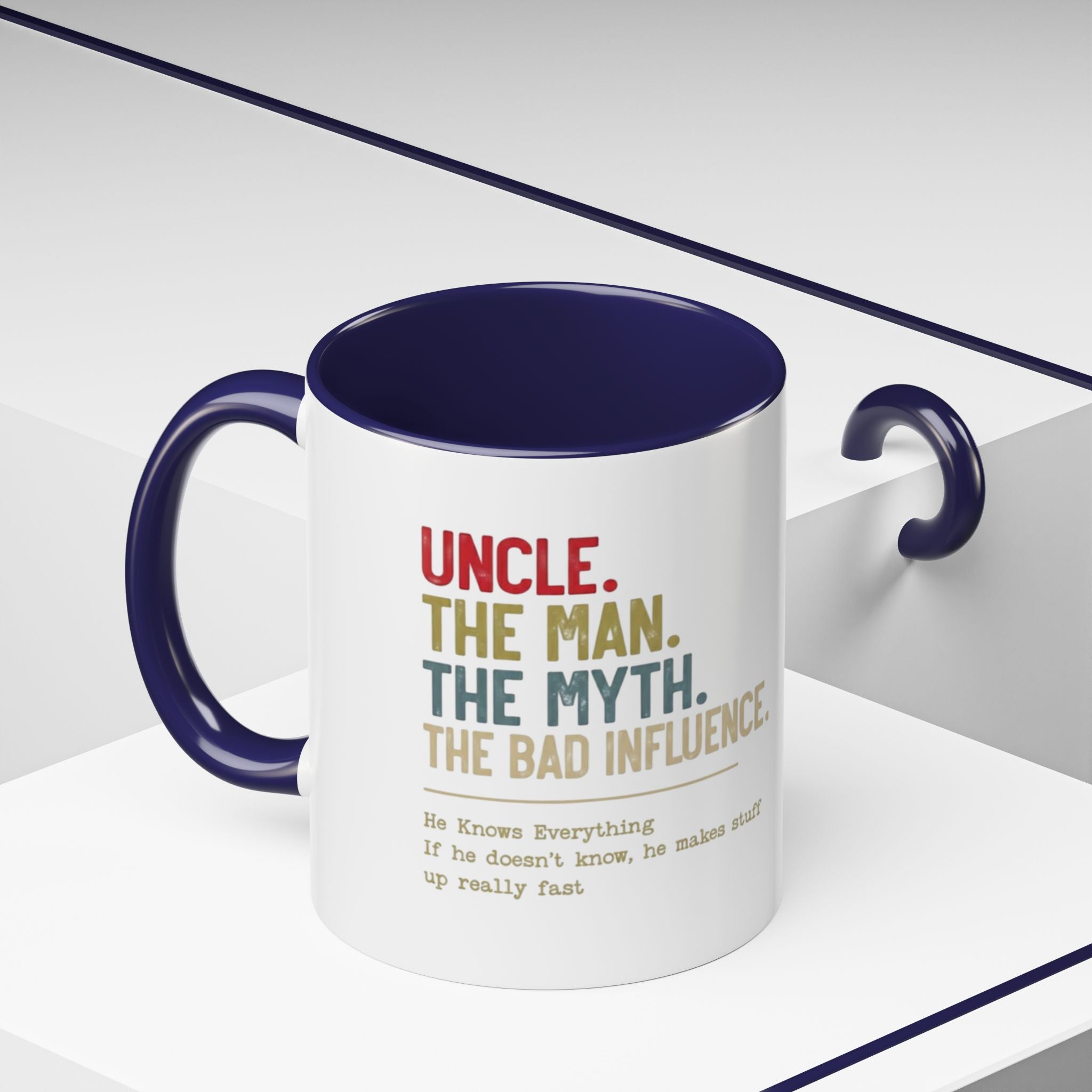 Uncle 'The Man, The Myth, The Legend' Accent Coffee Mug
