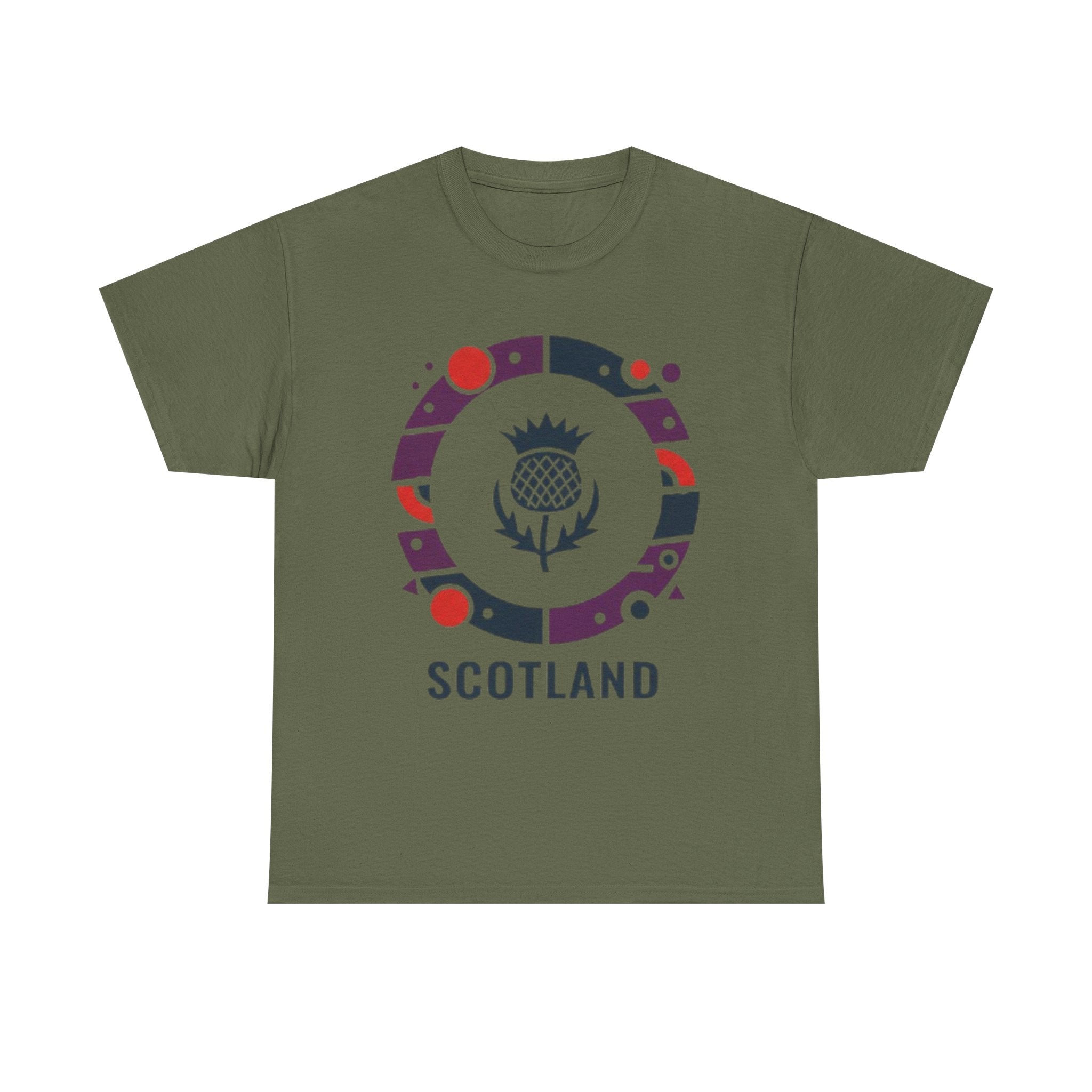 Scotland Thistle Graphic Tee — Scottish Pride Casual T‑Shirt
