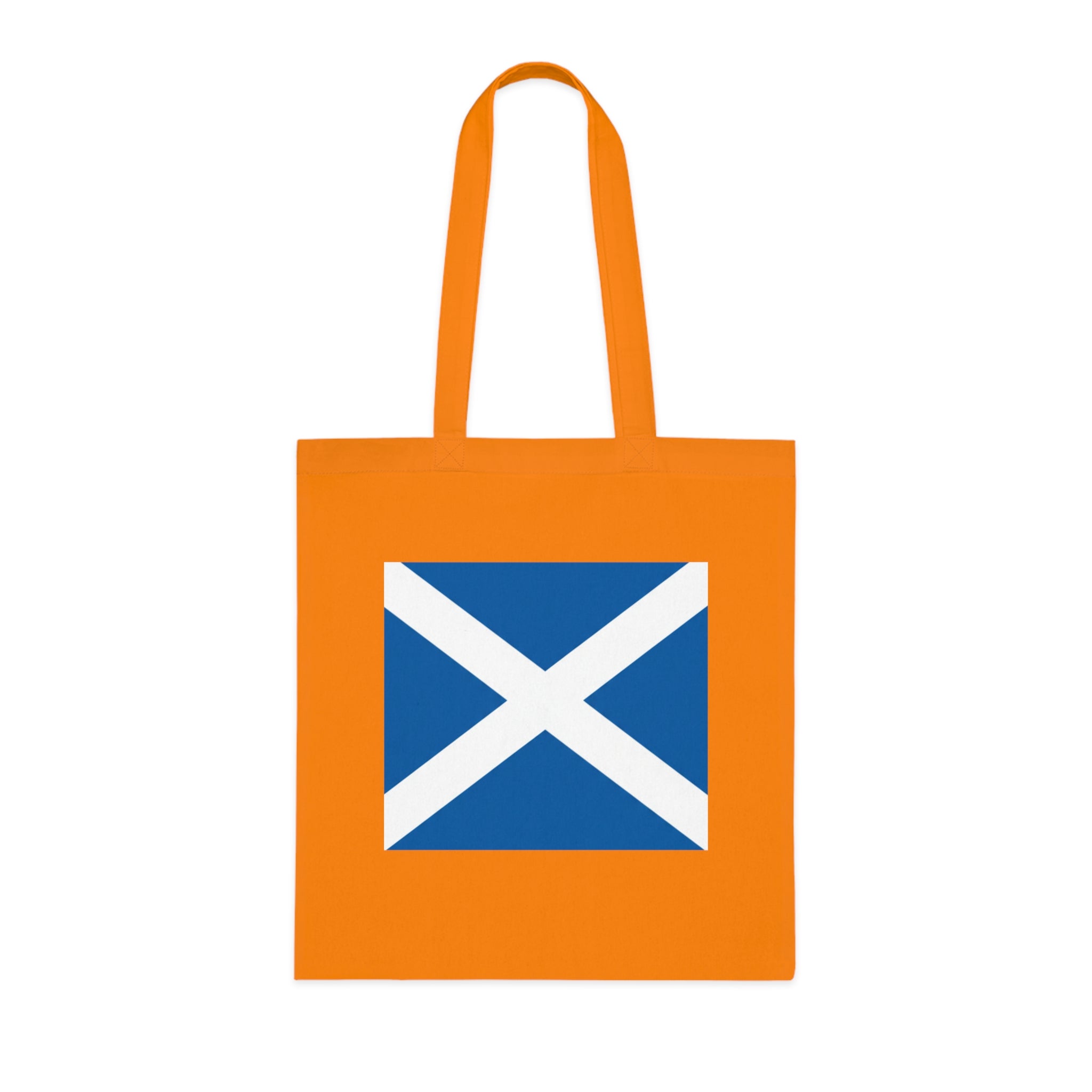 Scottish Saltire Cotton Tote Bag — Scotland Flag Eco Shopper