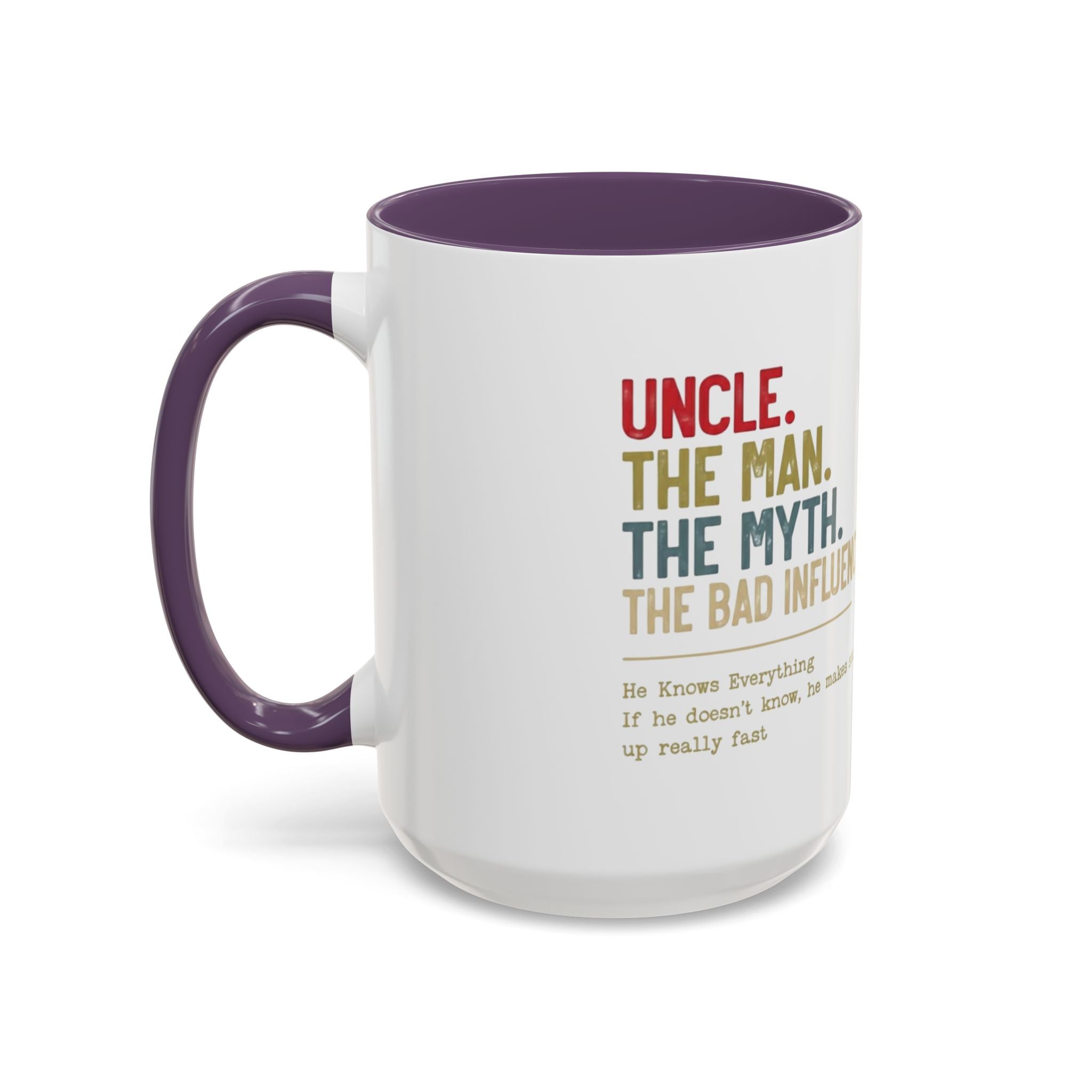 Uncle 'The Man, The Myth, The Legend' Accent Coffee Mug