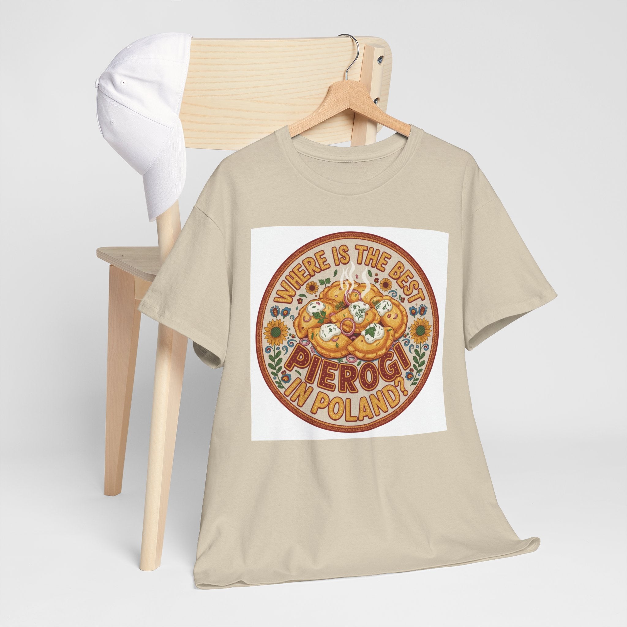 Pierogi Shirt - "Pierogi Are the Best in Poland" Retro Food Tee