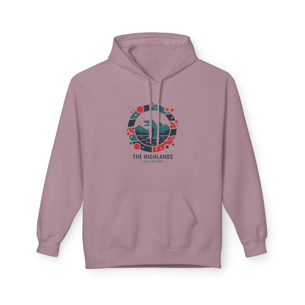 Highlands Mountain Hoodie — Scenic Retro Adventure Pullover