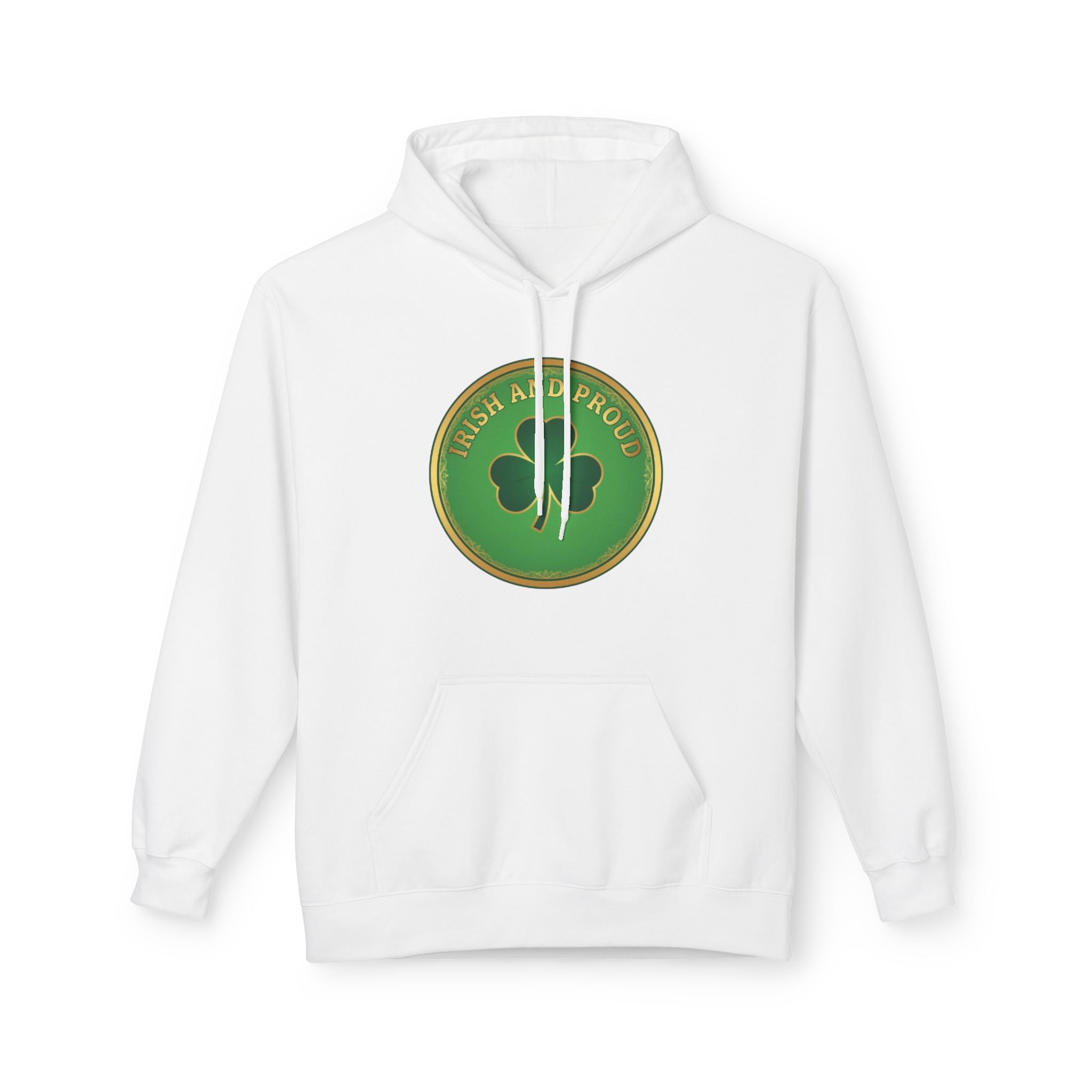 Lucky & Proud Shamrock Hoodie — Irish Pride St. Patrick’s Day Sweatshirt