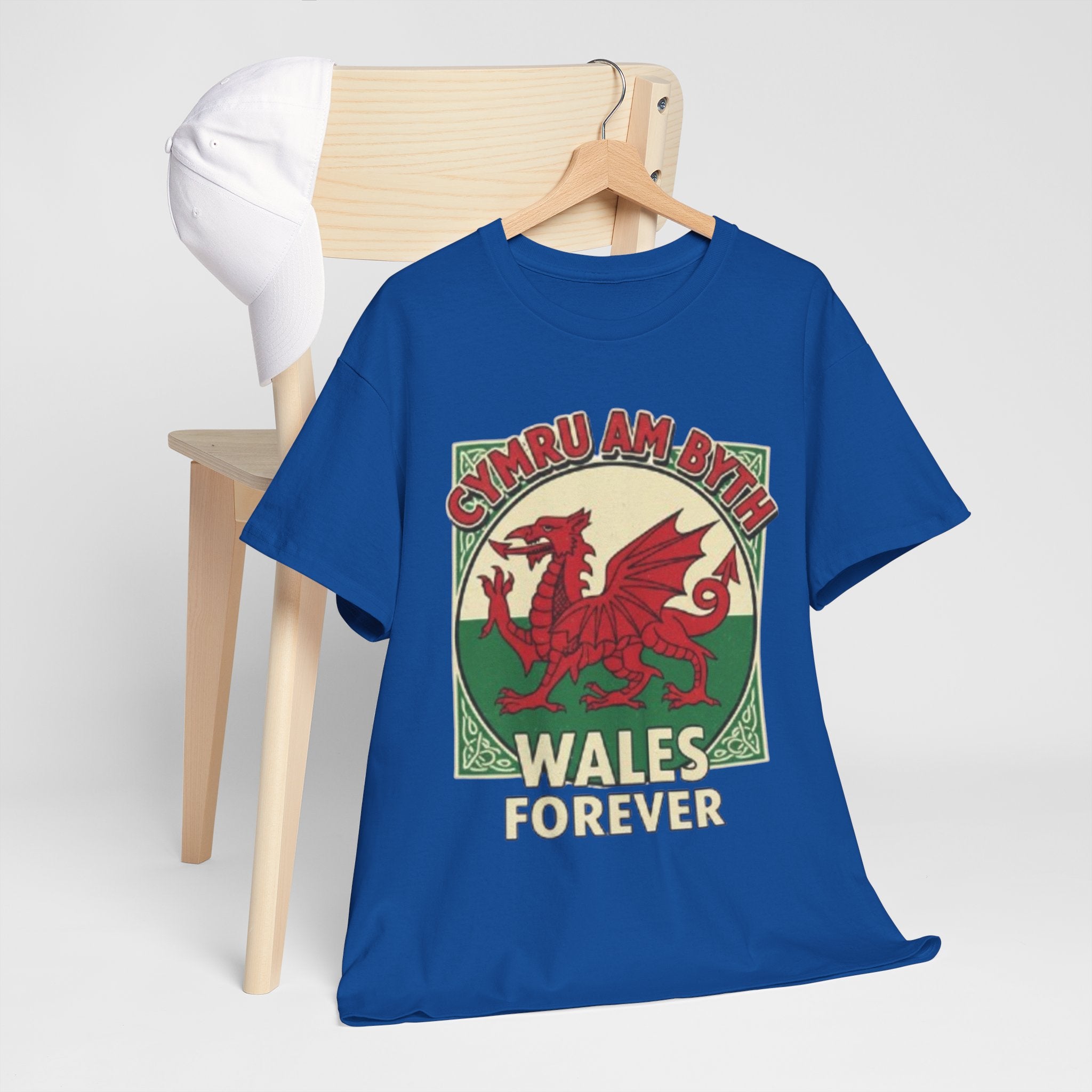 Wales Forever T-Shirt — Cymru Am Byth Retro Welsh Dragon Tee