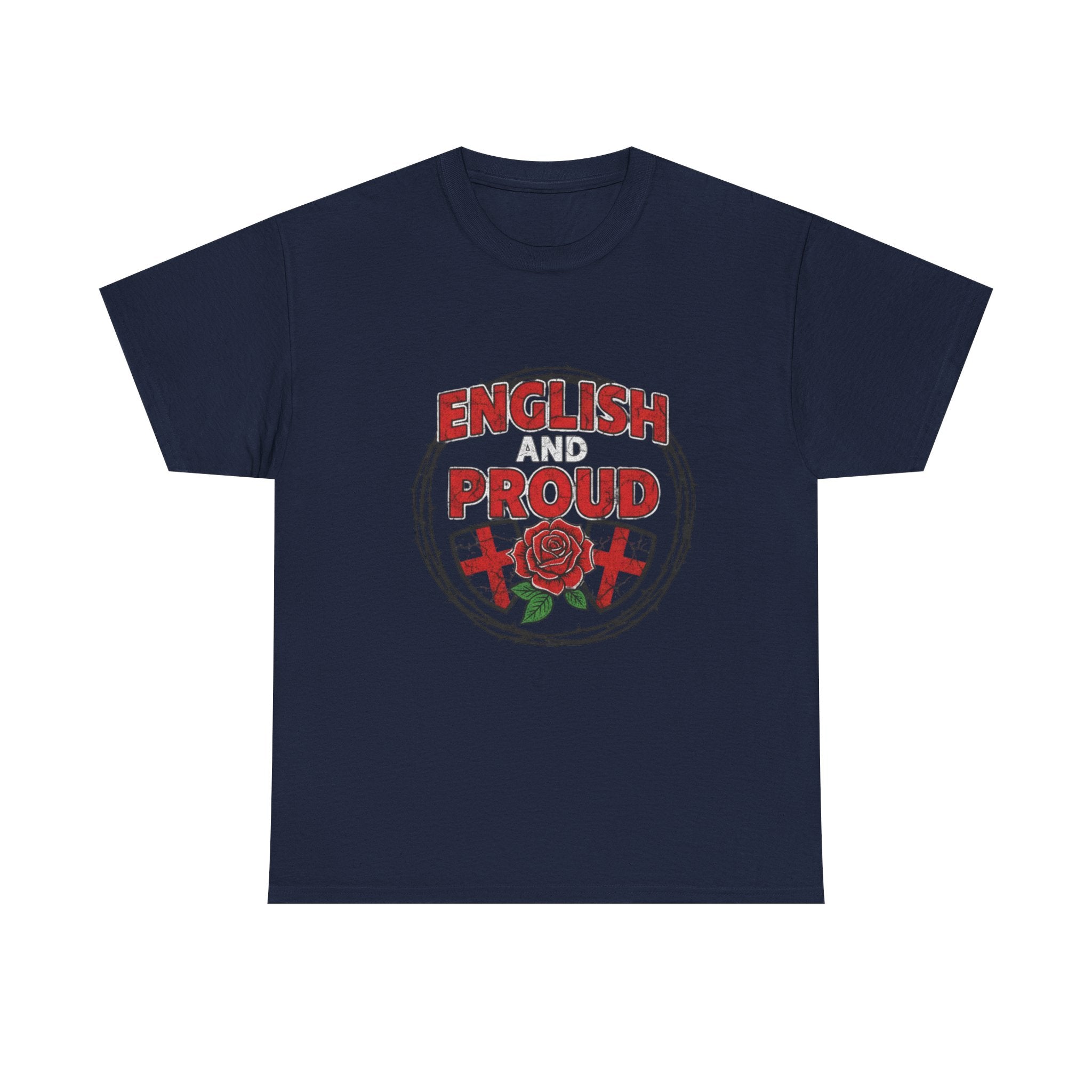 English and Proud T-Shirt — St. George Rose Patriotic Tee