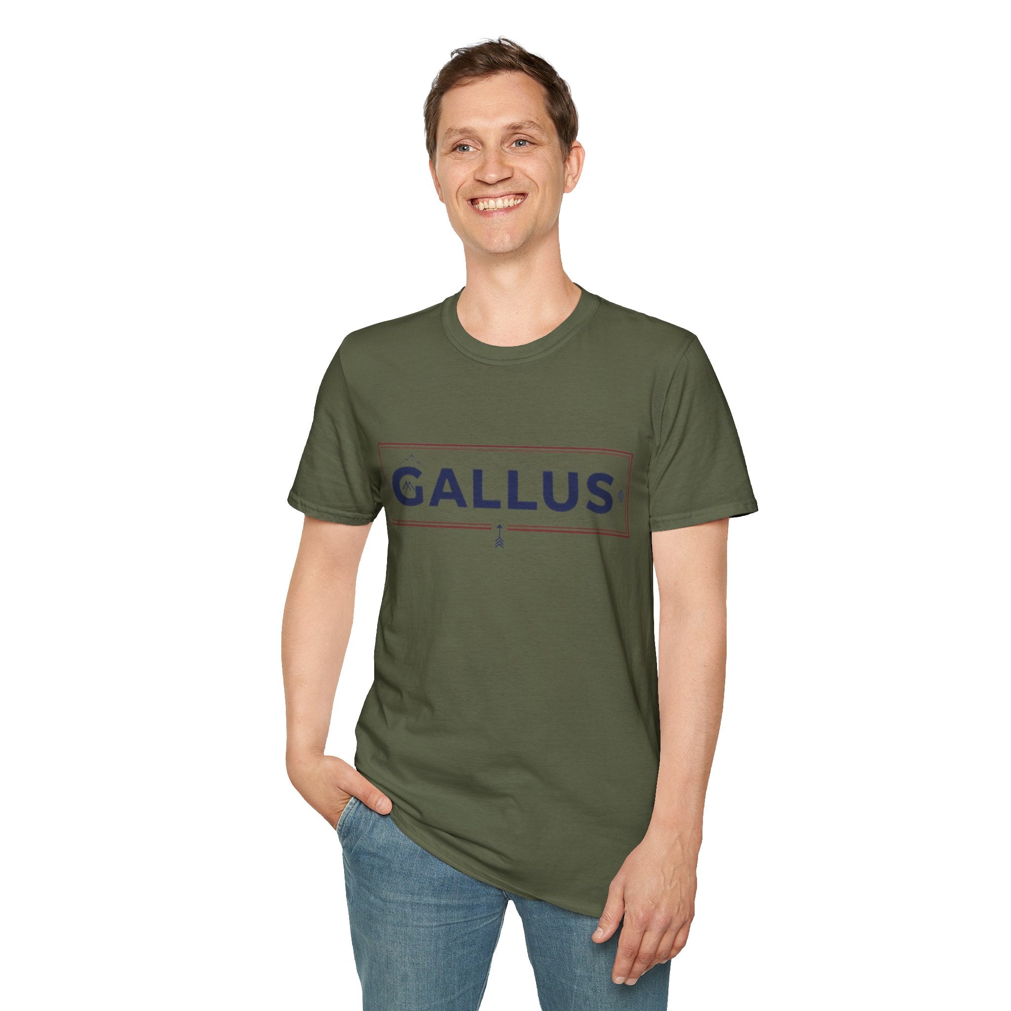 Gallus Street Sign T-Shirt — Vintage Road-Style Graphic Tee