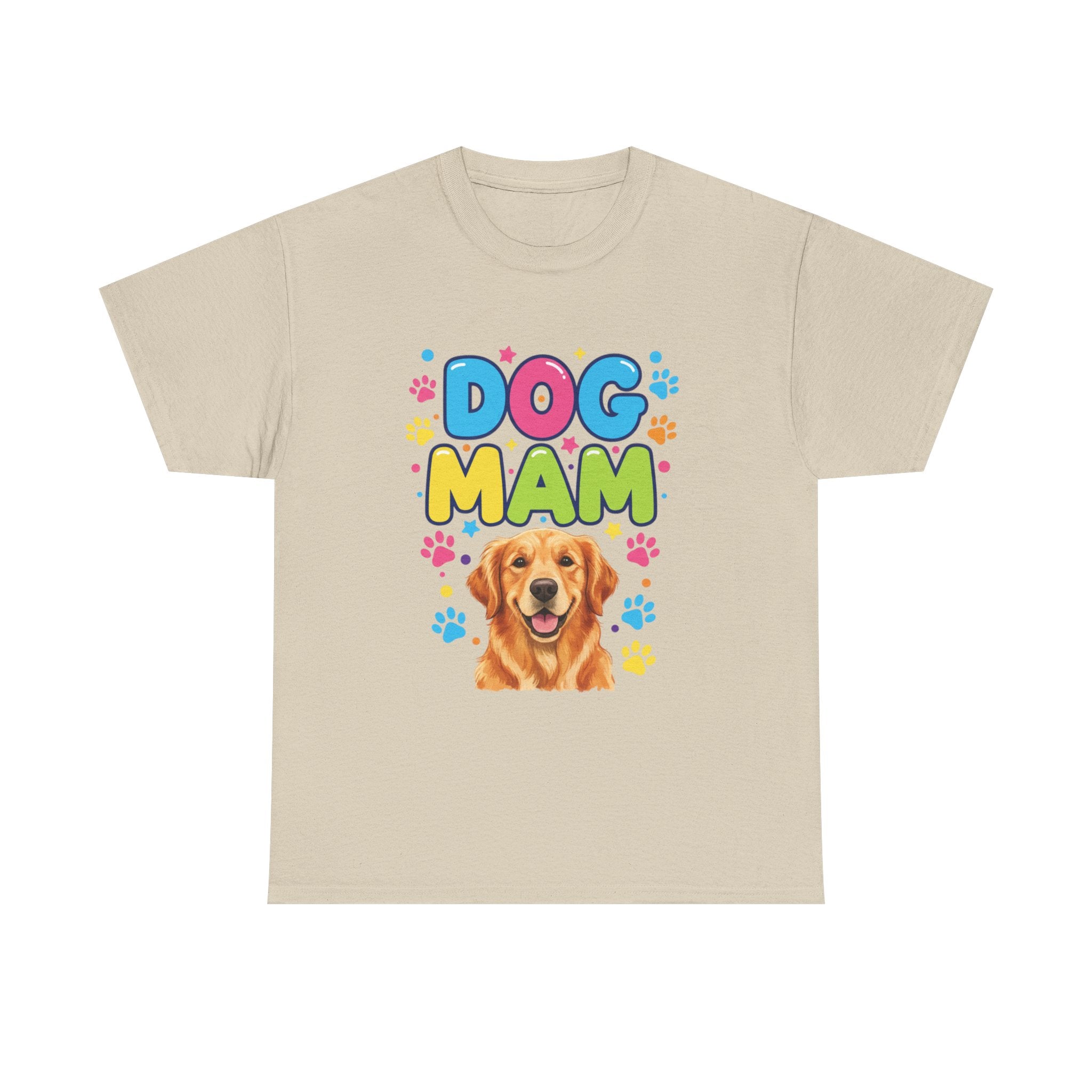 Dog Mam T-Shirt — Cute Colorful "Dog Mam" Graphic Tee for Dog Lovers