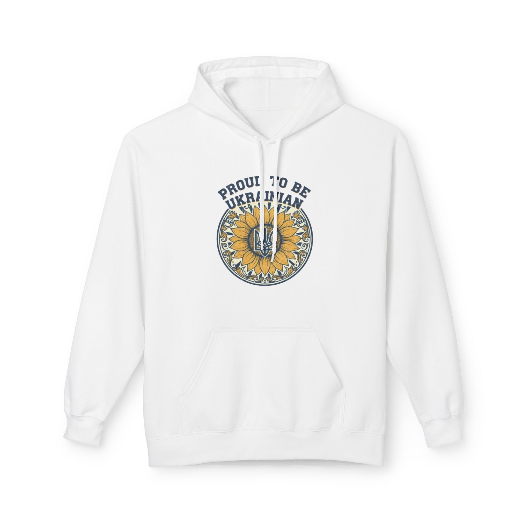 Proud to Be Ukrainian Sunflower Hoodie — Patriot Graphic Pullover