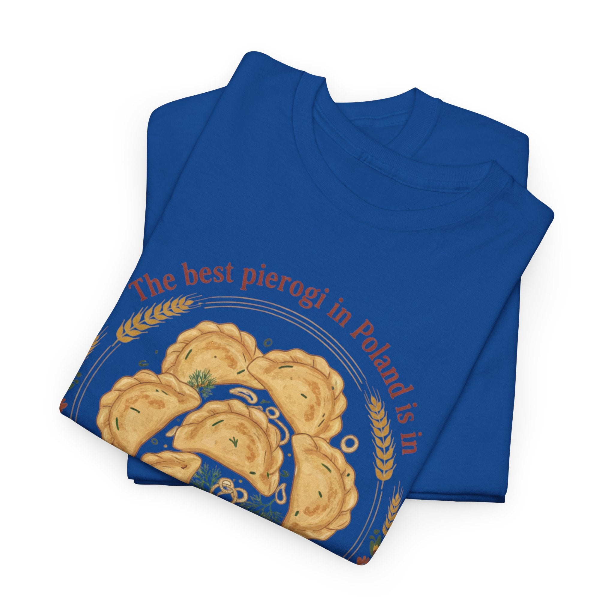 Kraków Pierogi Graphic Tee — "The best pierogi in Poland is in KRAKÓW" T-Shirt