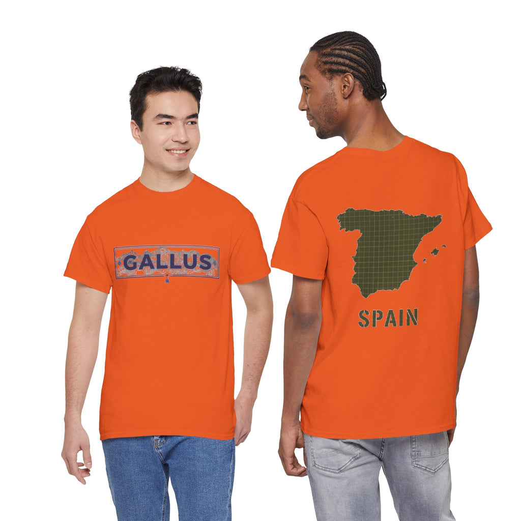 Spain Map T-Shirt • Gallus Logo Travel Tee