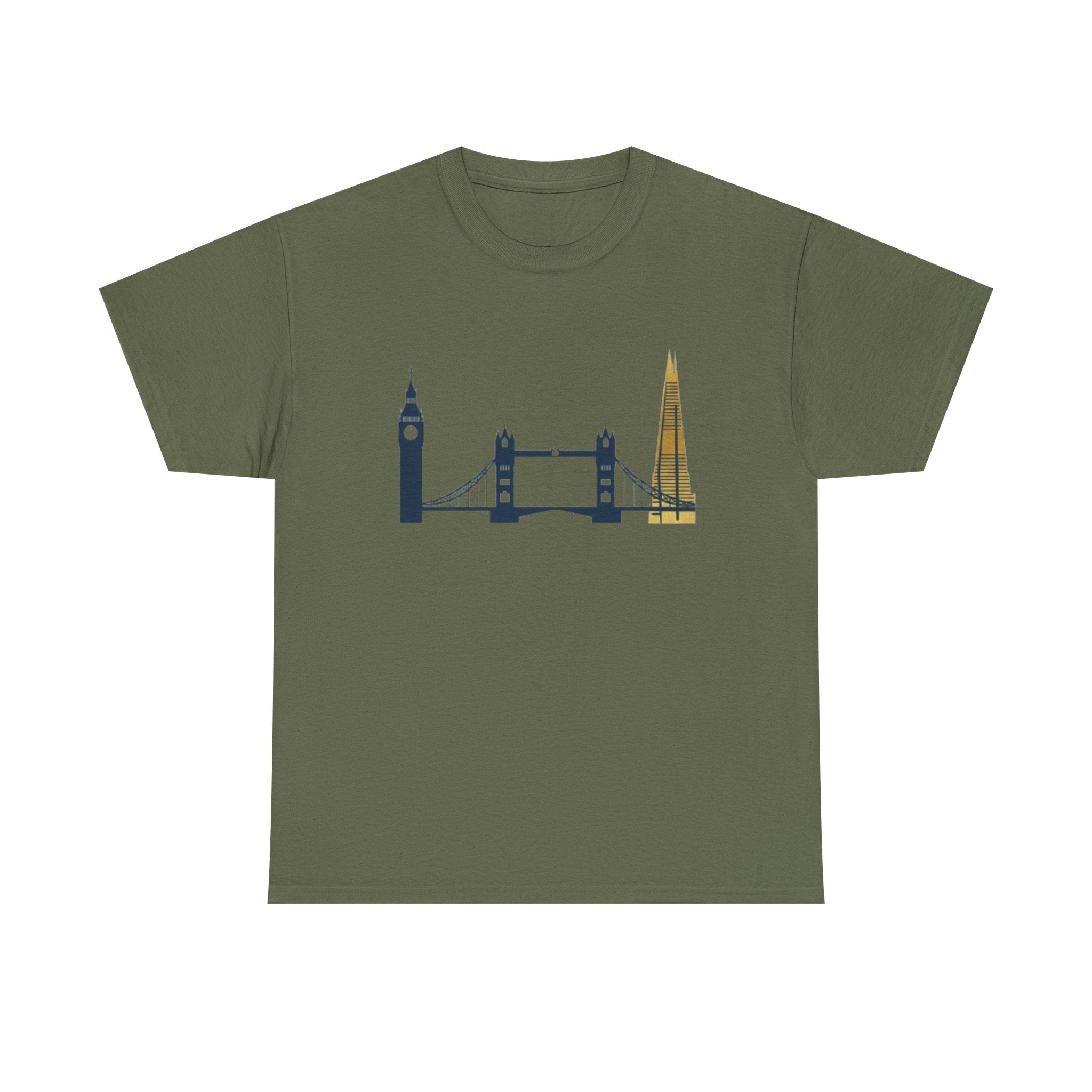 London Skyline T‑Shirt — Minimal Big Ben, Tower Bridge & The Shard Tee
