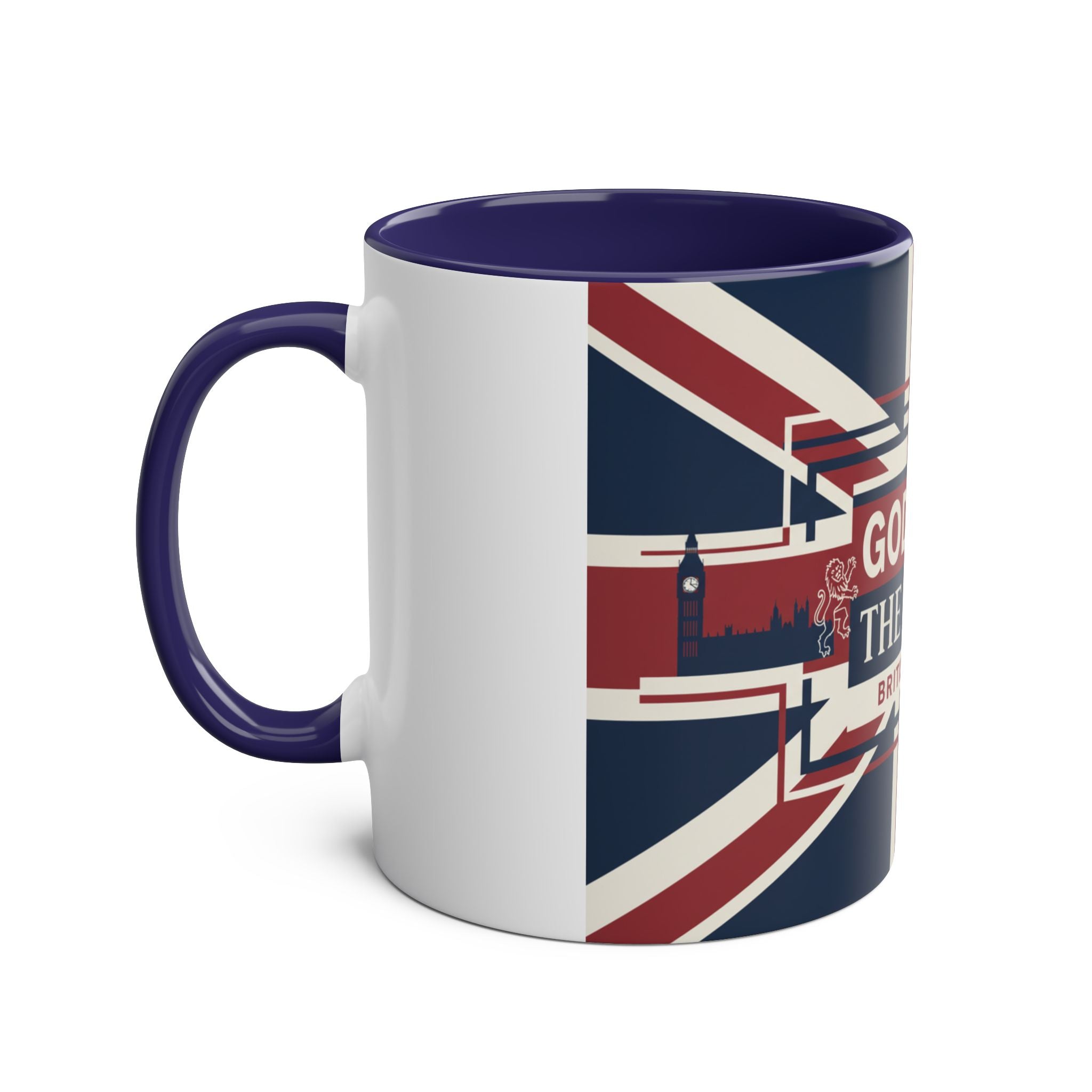 Two-Tone Coffee Mugs, 11oz