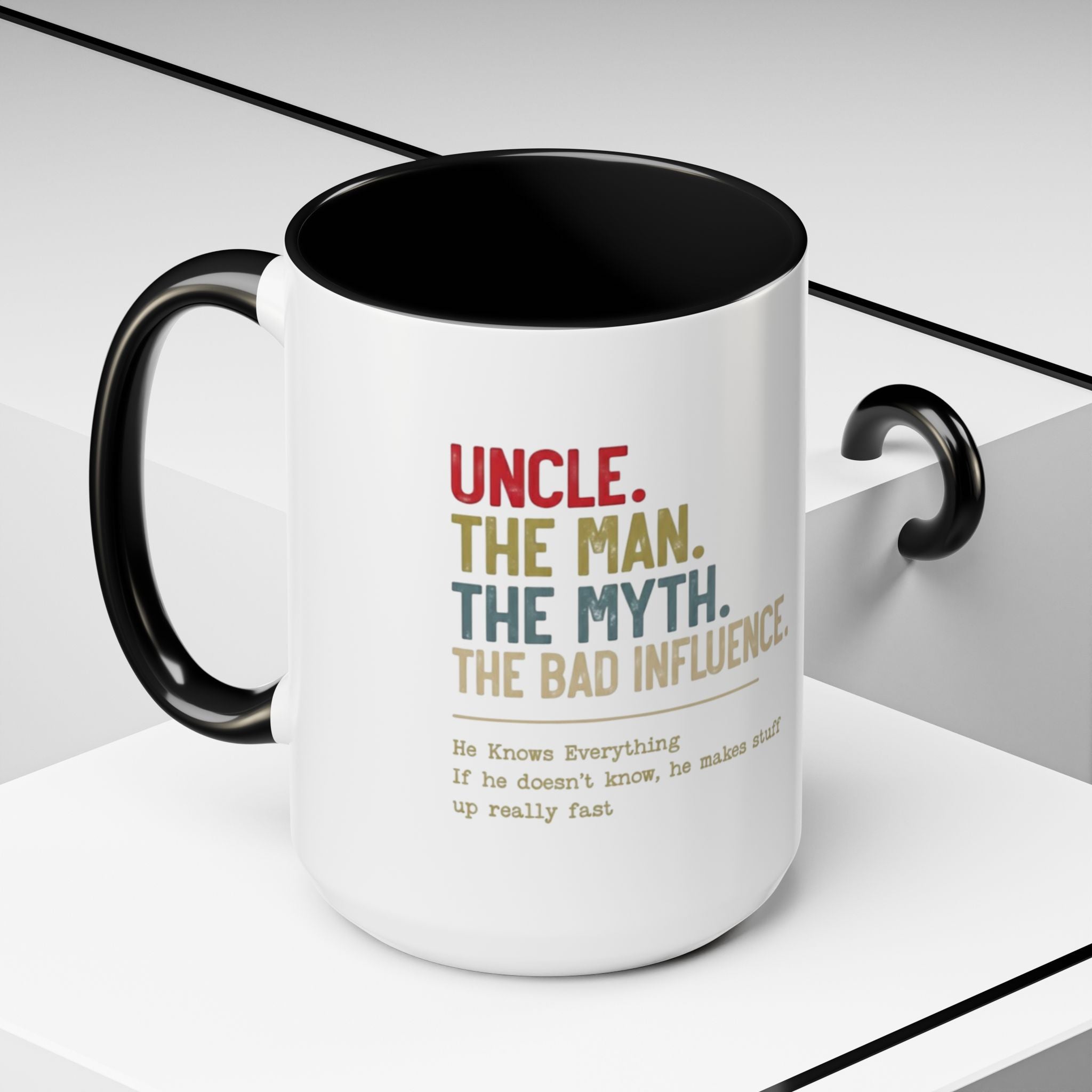 Uncle 'The Man, The Myth, The Legend' Accent Coffee Mug