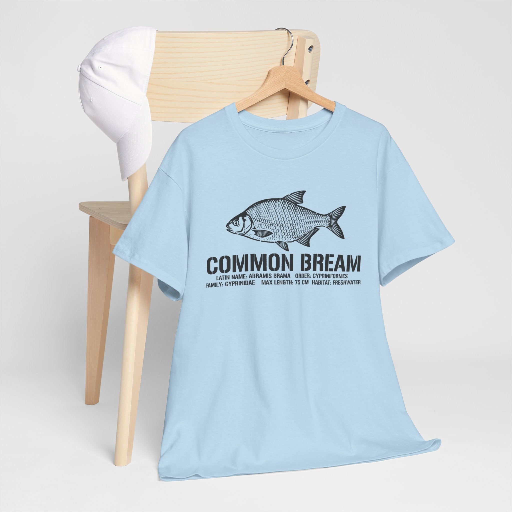 Common Bream Fishing Tee — Vintage Fish Illustration T-Shirt