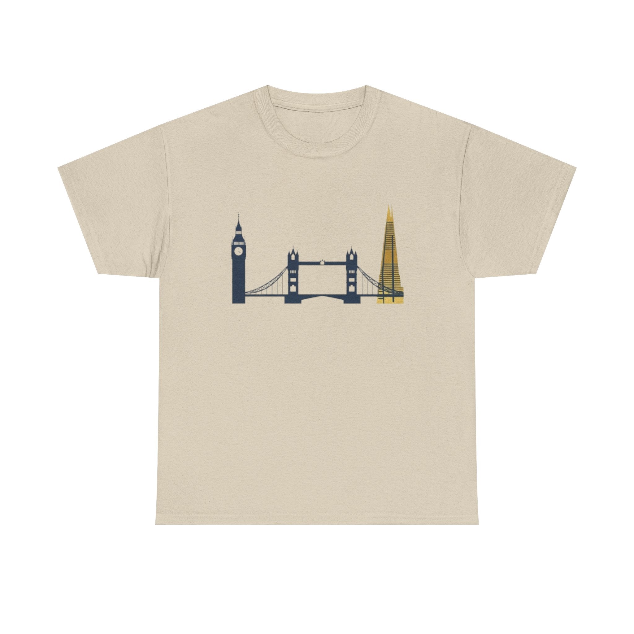 London Skyline T‑Shirt — Minimal Big Ben, Tower Bridge & The Shard Tee