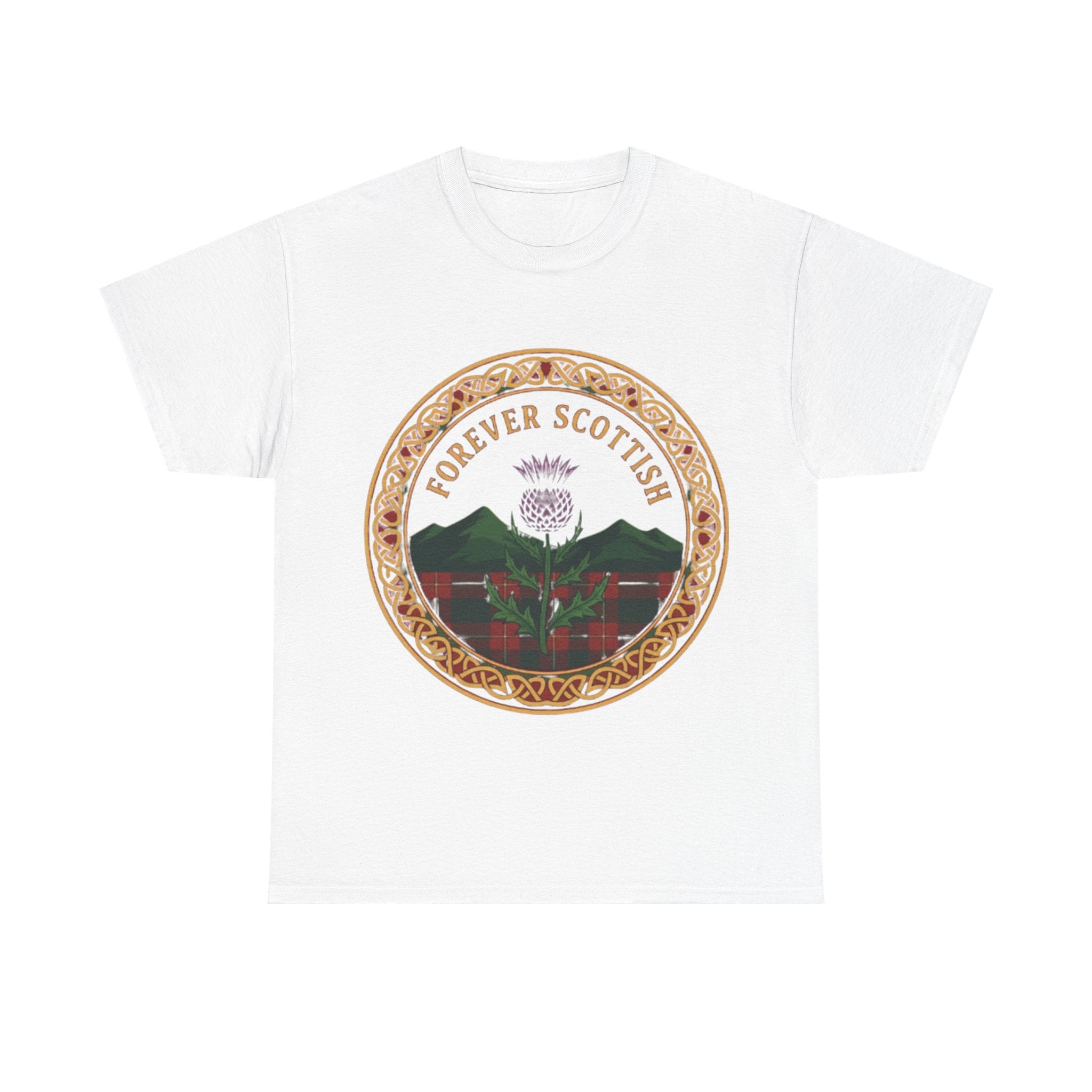 Scottish Thistle T‑Shirt - "Forever Scottish" Crest Tee