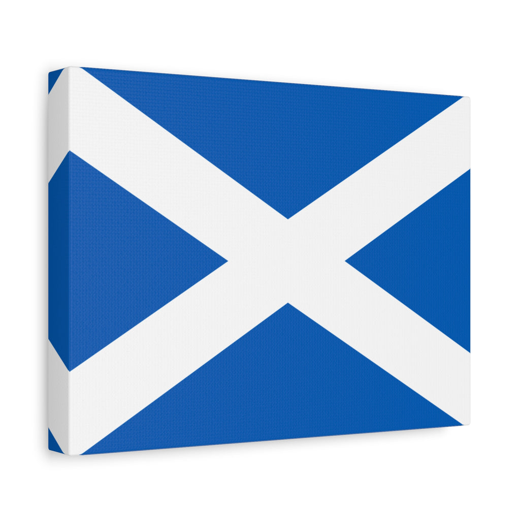Scotland Flag Matte Stretched Canvas (1.25")