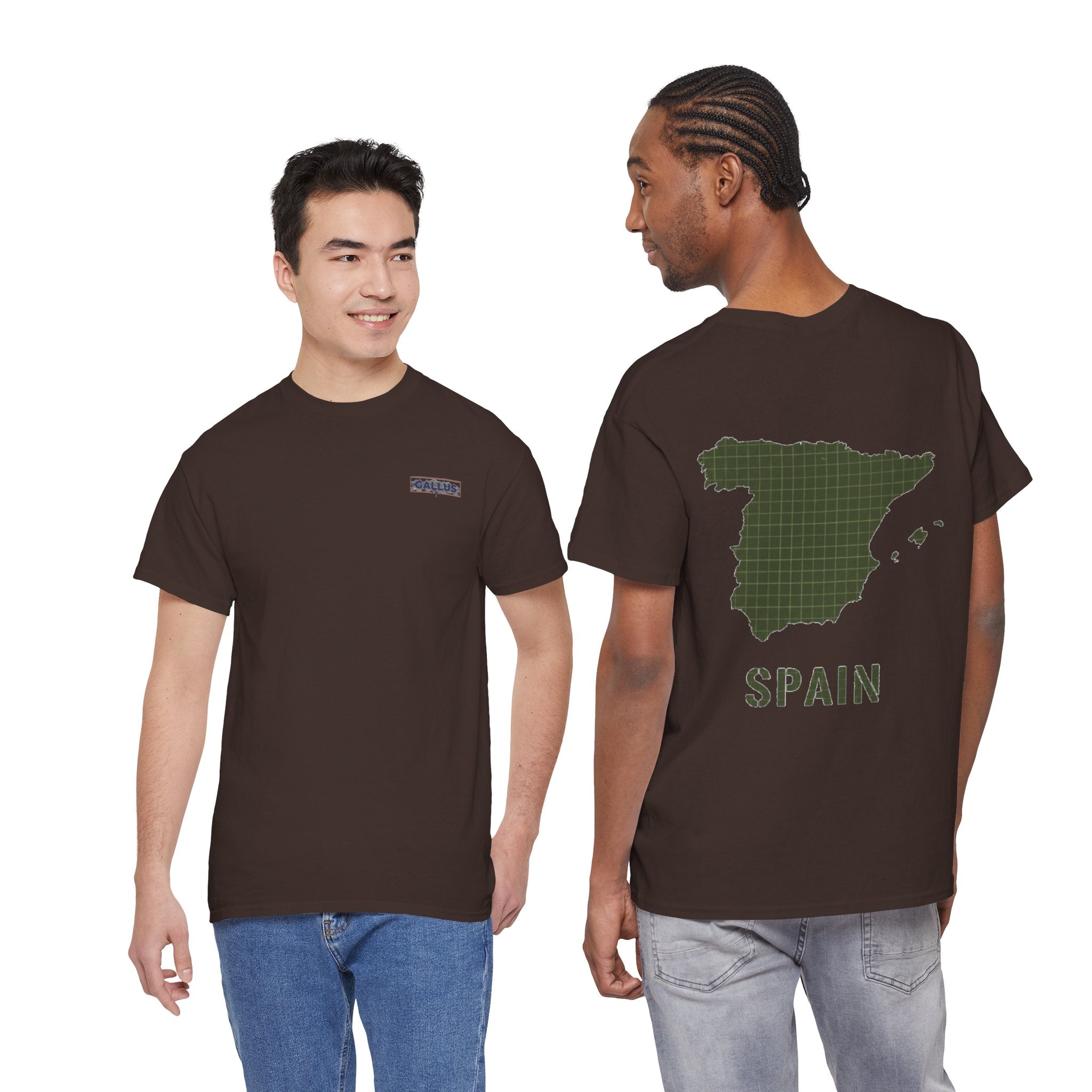 Spain Map Graphic Tee — Minimalist Travel T‑Shirt