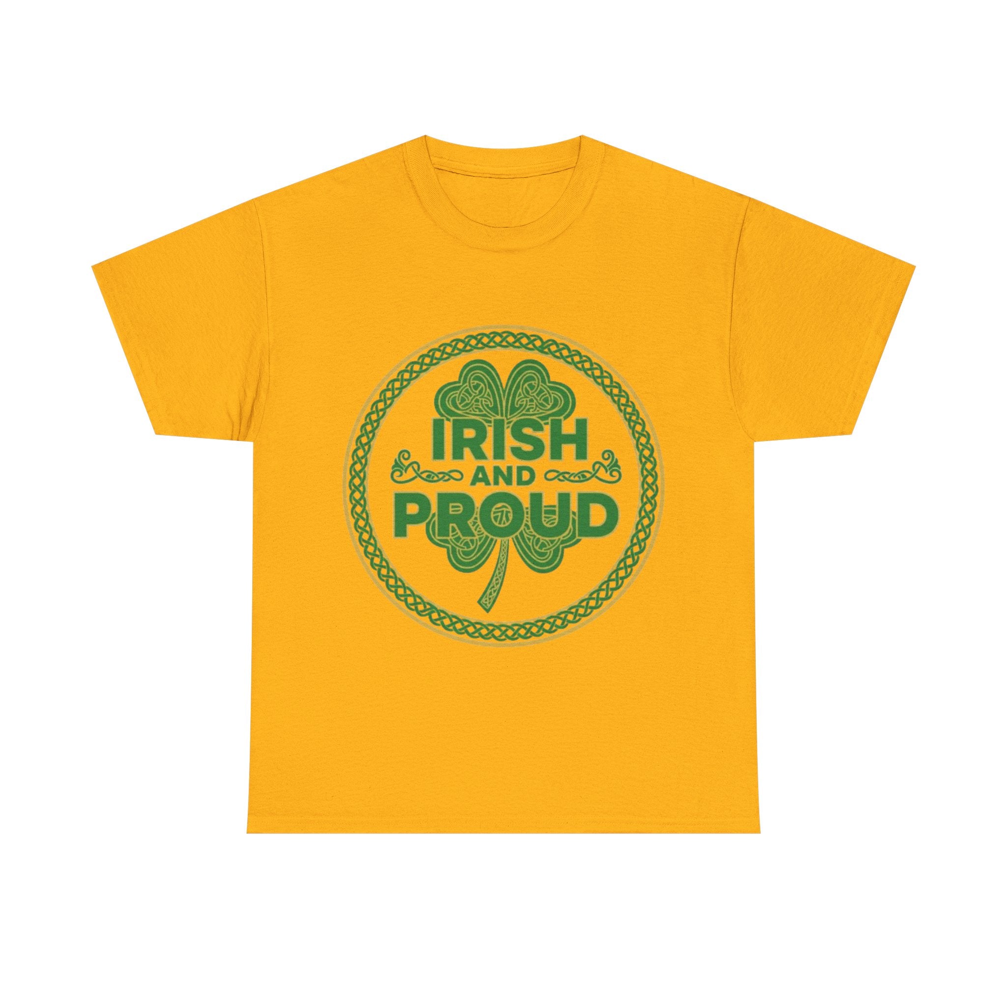 Irish and Proud Shamrock T-Shirt — St. Patrick’s Day Celebration Tee
