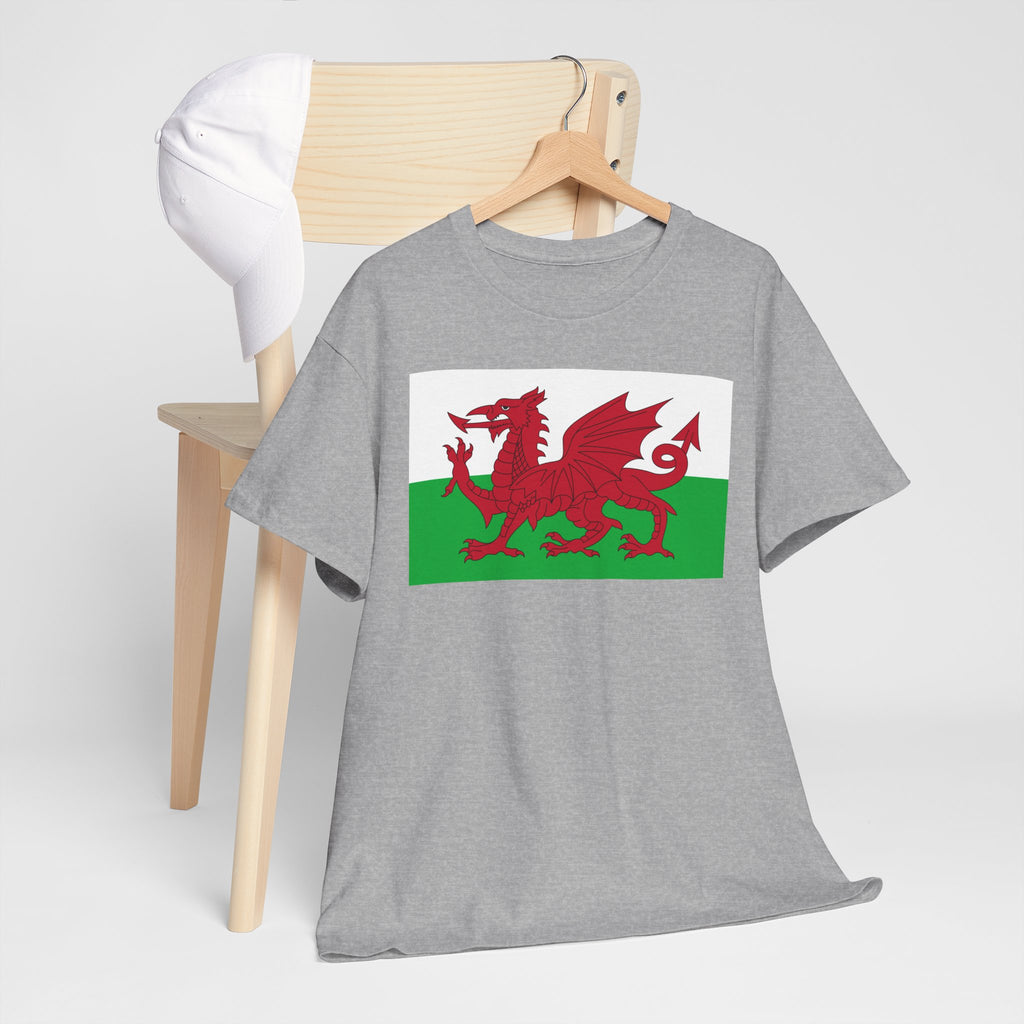 Welsh Dragon T‑Shirt — Cymru Red Dragon Flag Tee