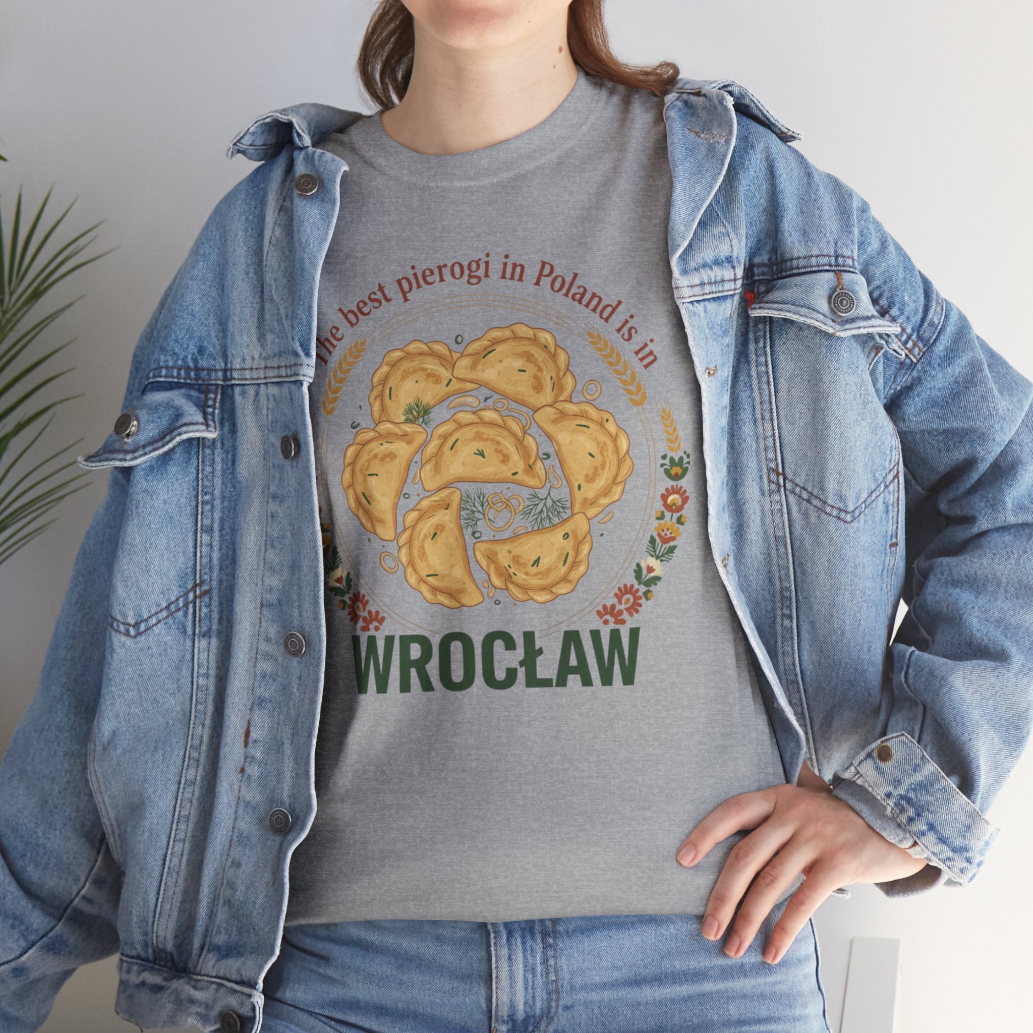 Wrocław Pierogi T-Shirt — "The best pierogi in Poland is in" Polish Food Tee