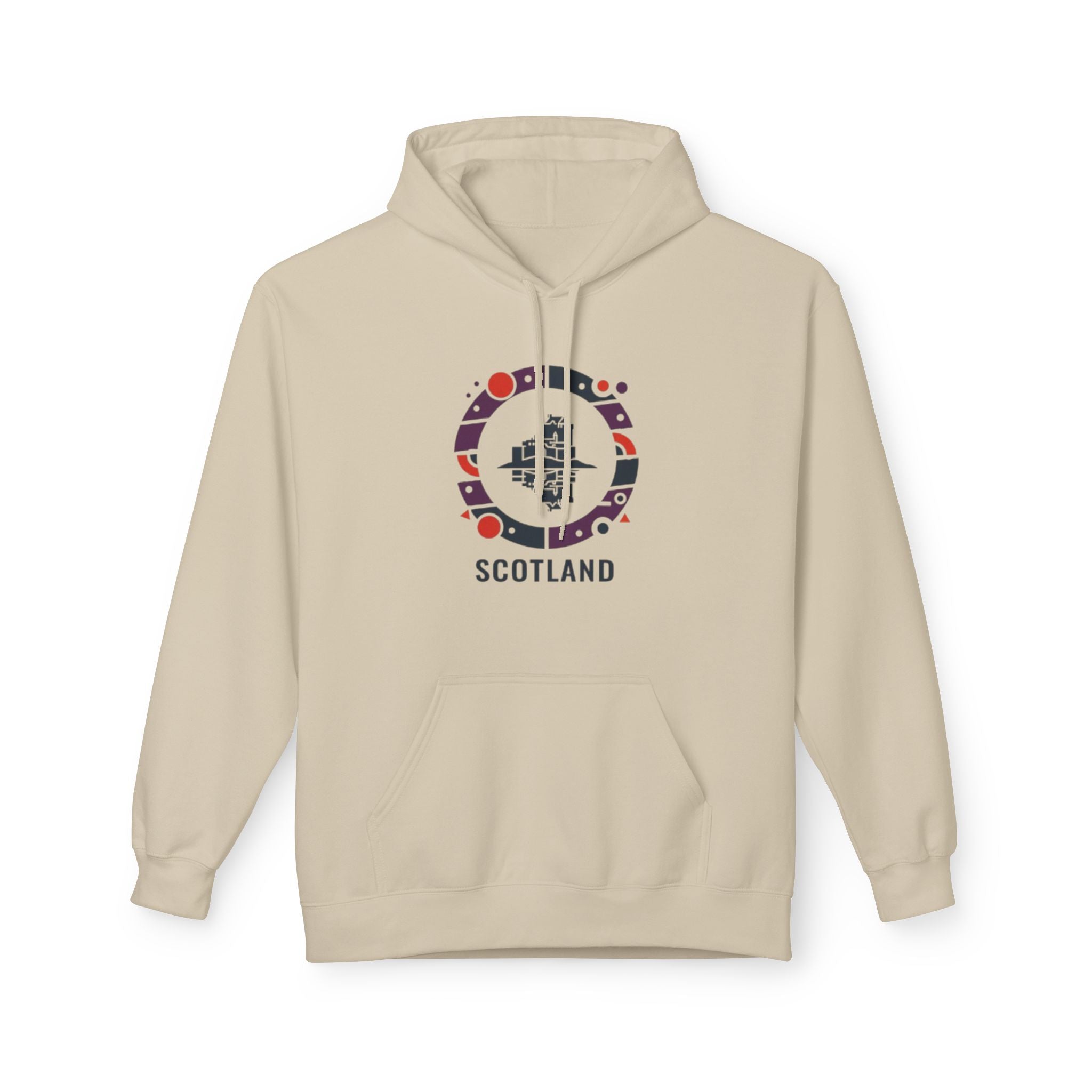Scotland Crest Hoodie — Modern Scottish Travel Sweatshirt