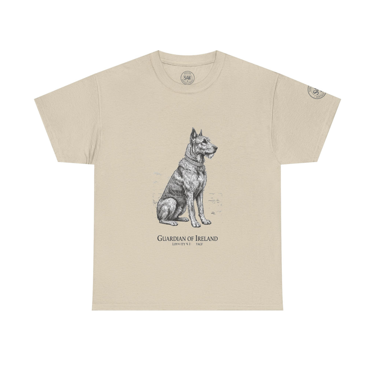 Guardian of Ireland German Shepherd T-Shirt — Irish Dog Tee — product image 3