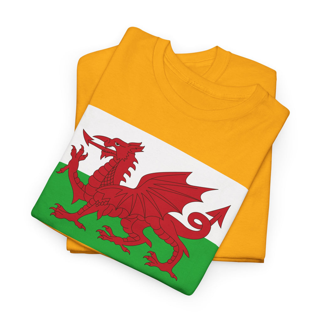 Welsh Dragon T‑Shirt — Cymru Red Dragon Flag Tee