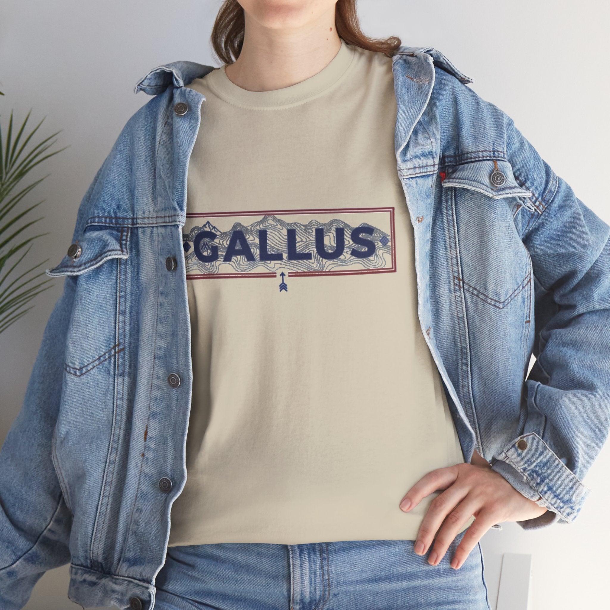 Gallus Spain Map T‑Shirt — Vintage Grid Spain Map Tee
