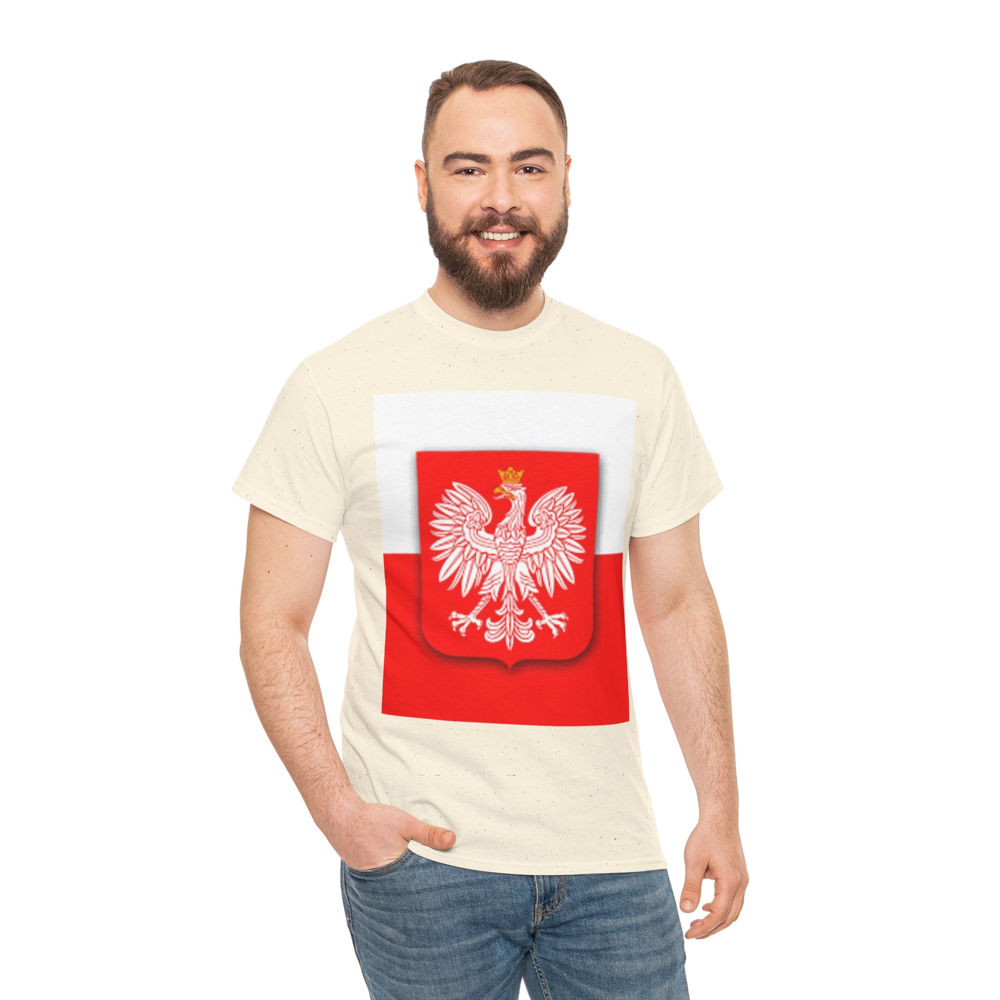 Polish White Eagle T-Shirt — Polska Coat of Arms Tee
