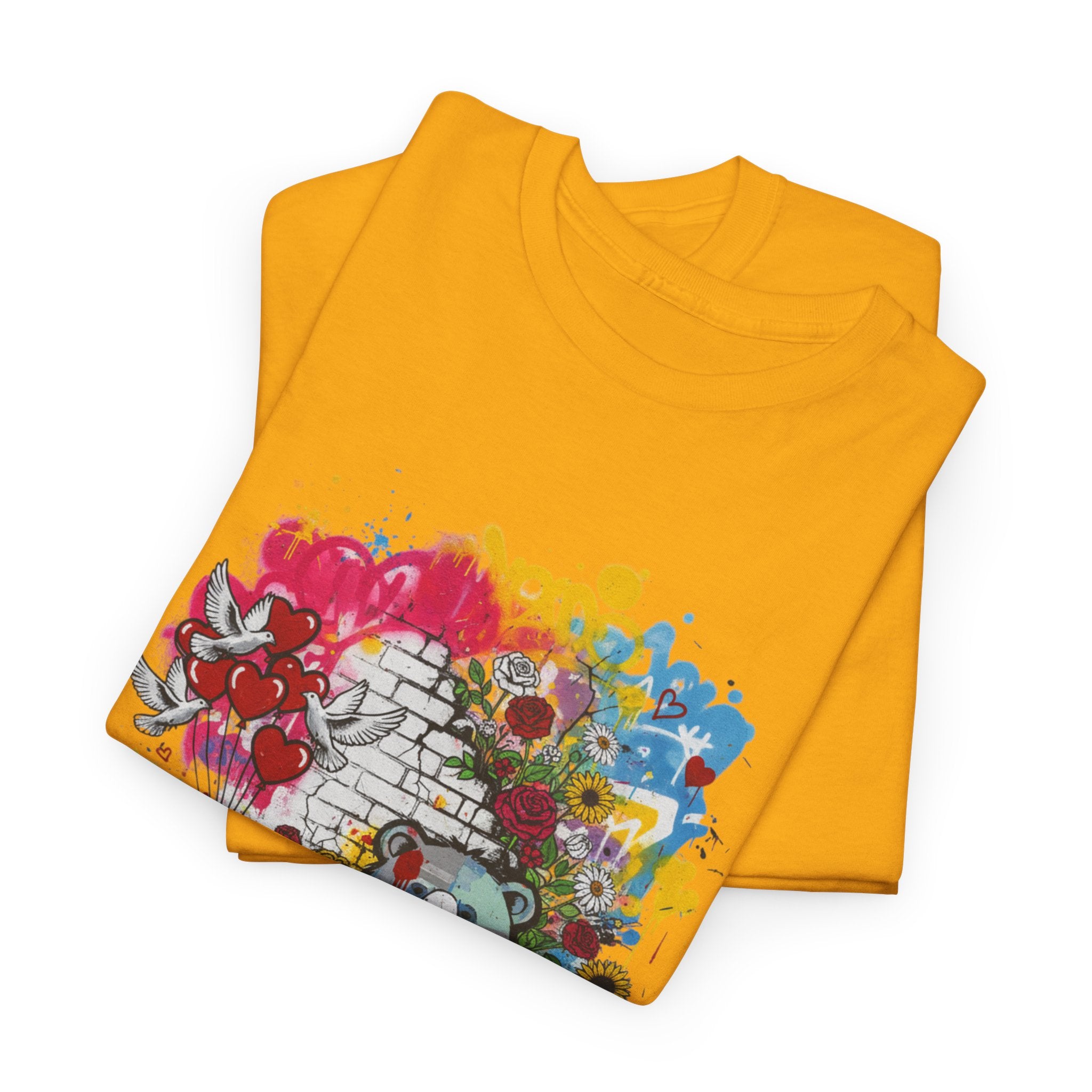 Graffiti Bear T-Shirt — Colourful Street Art Bear Graphic Tee