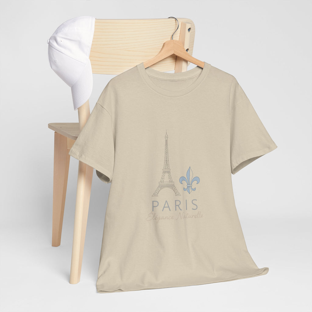 Paris Eiffel Tower Tee – 'Paris Élégance Naturelle' Graphic T-Shirt