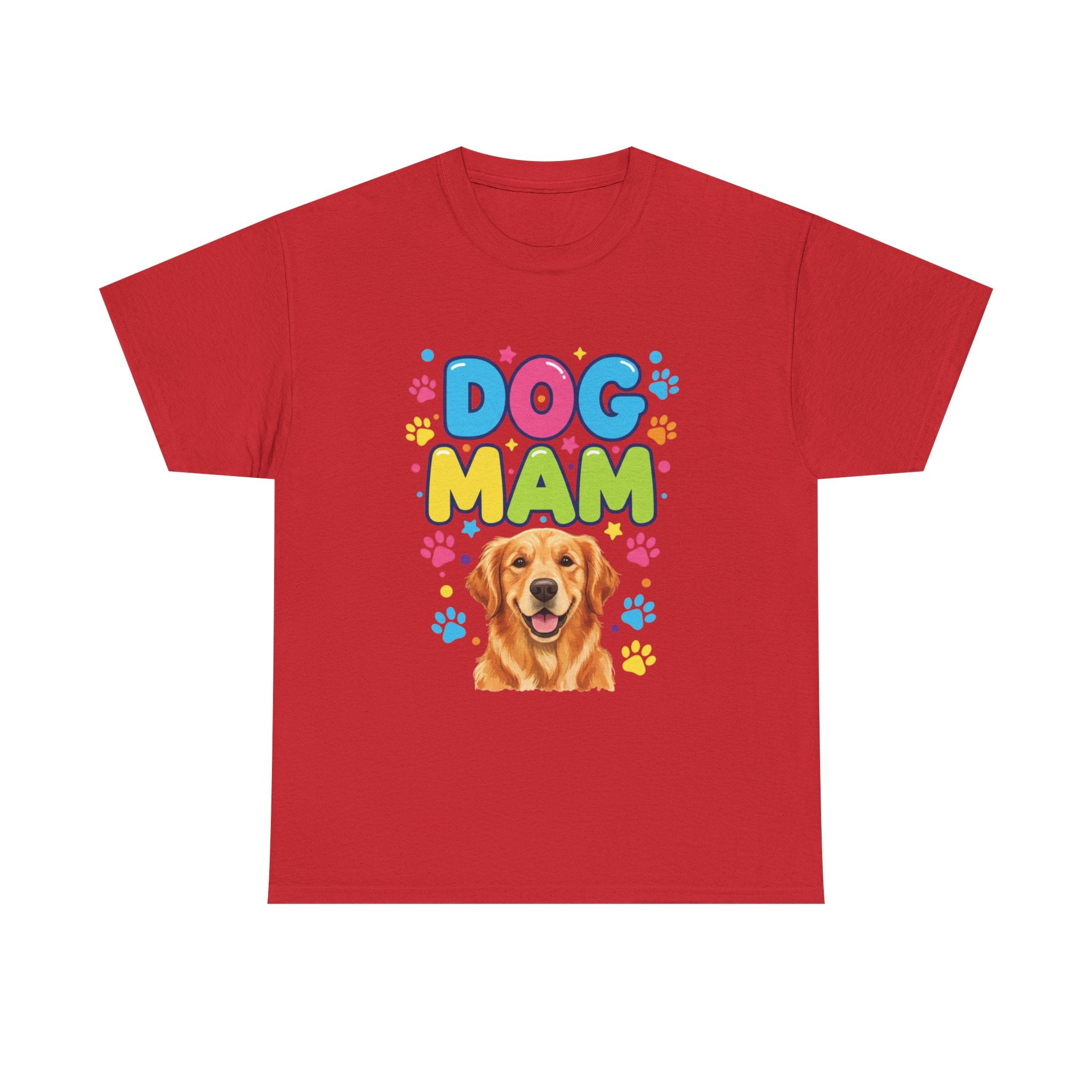 Dog Mam T-Shirt — Cute Colorful "Dog Mam" Graphic Tee for Dog Lovers