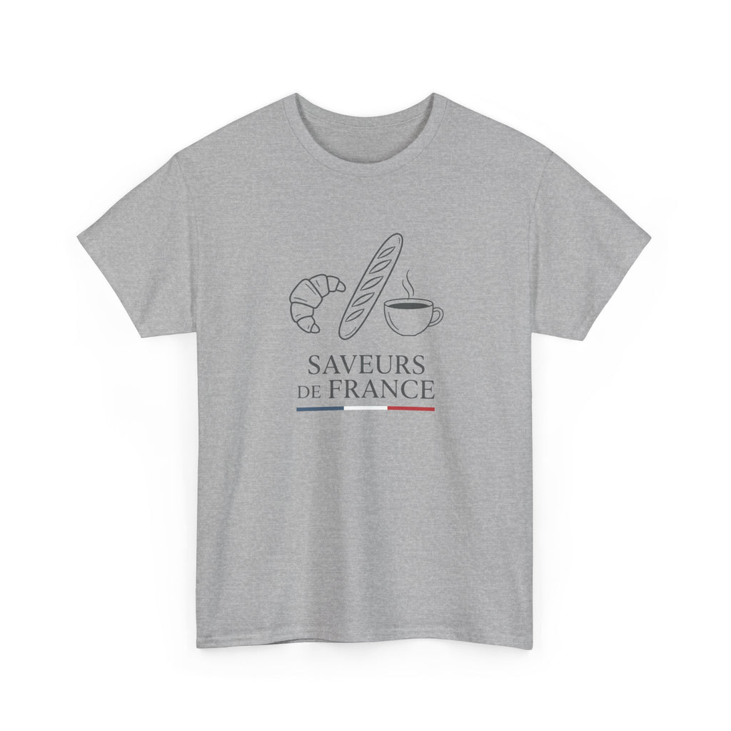 Saveurs de France T-Shirt — French Bakery Croissant & Baguette Tee