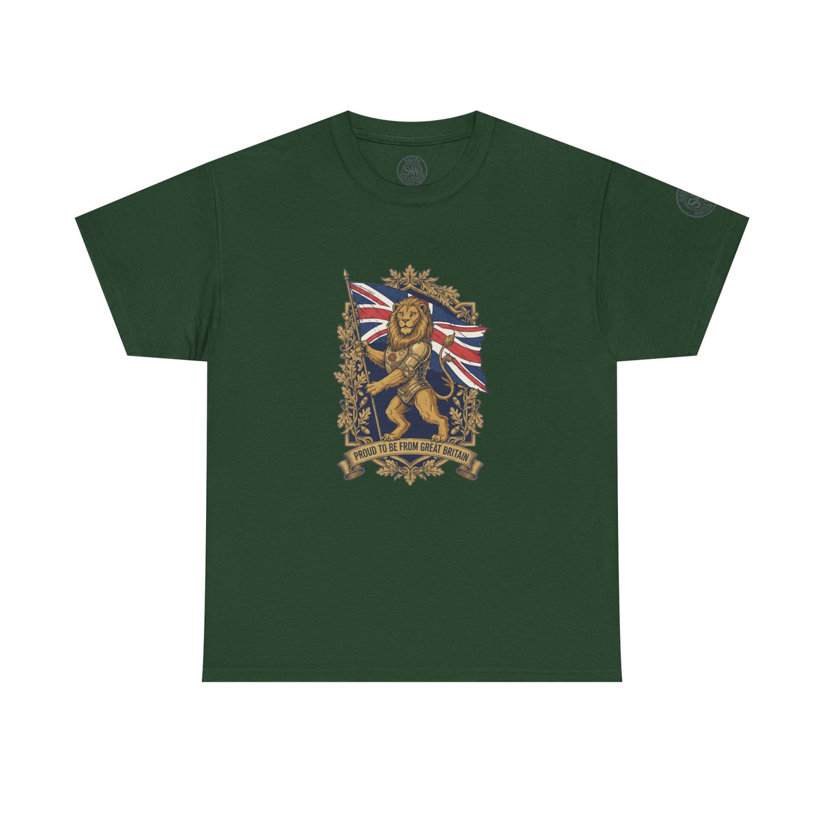 British Lion T-Shirt — Union Jack Heraldic Crest Tee — product image 8