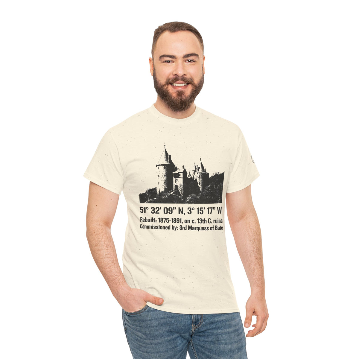 Castell Coch T-Shirt — Welsh Fairytale Castle Heritage Tee — product image 8
