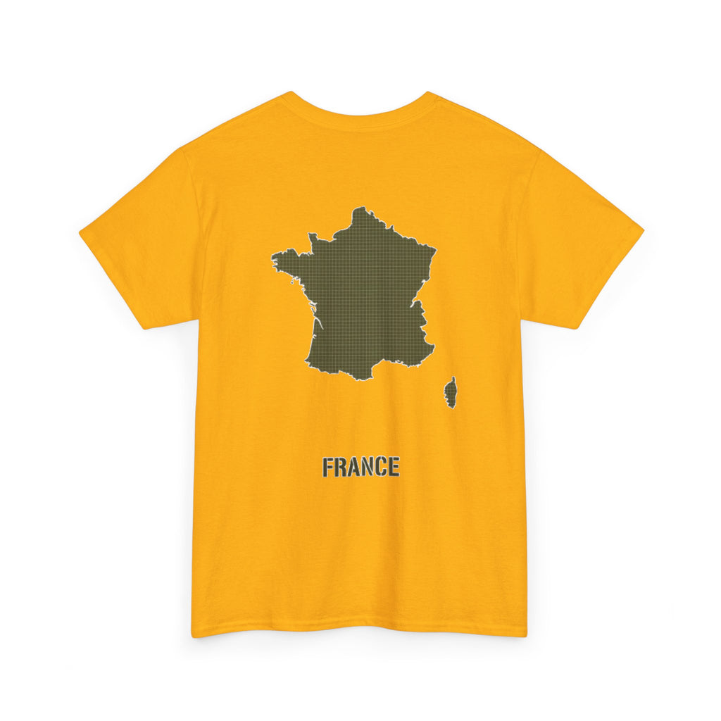 France Map Tee with "GALLUS" Chest Logo