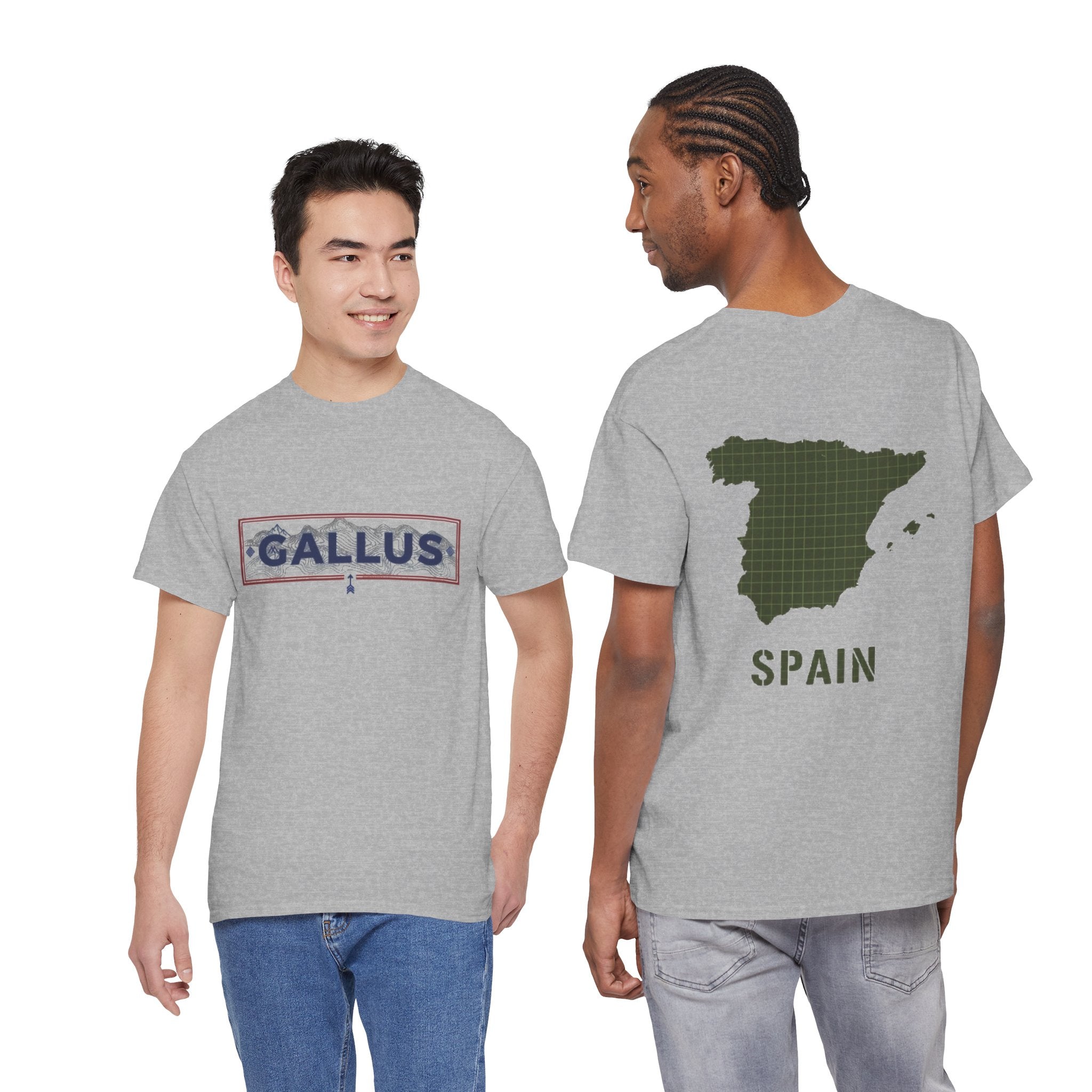 Spain Map T-Shirt • Gallus Logo Travel Tee