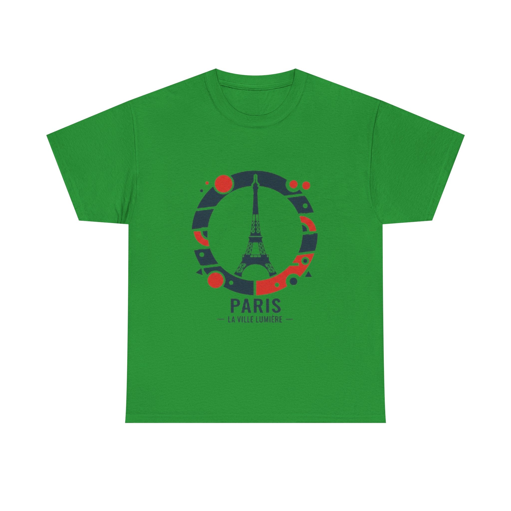 Paris Eiffel Tower Graphic Tee — 'Paris La Ville Lumière' Travel T‑Shirt