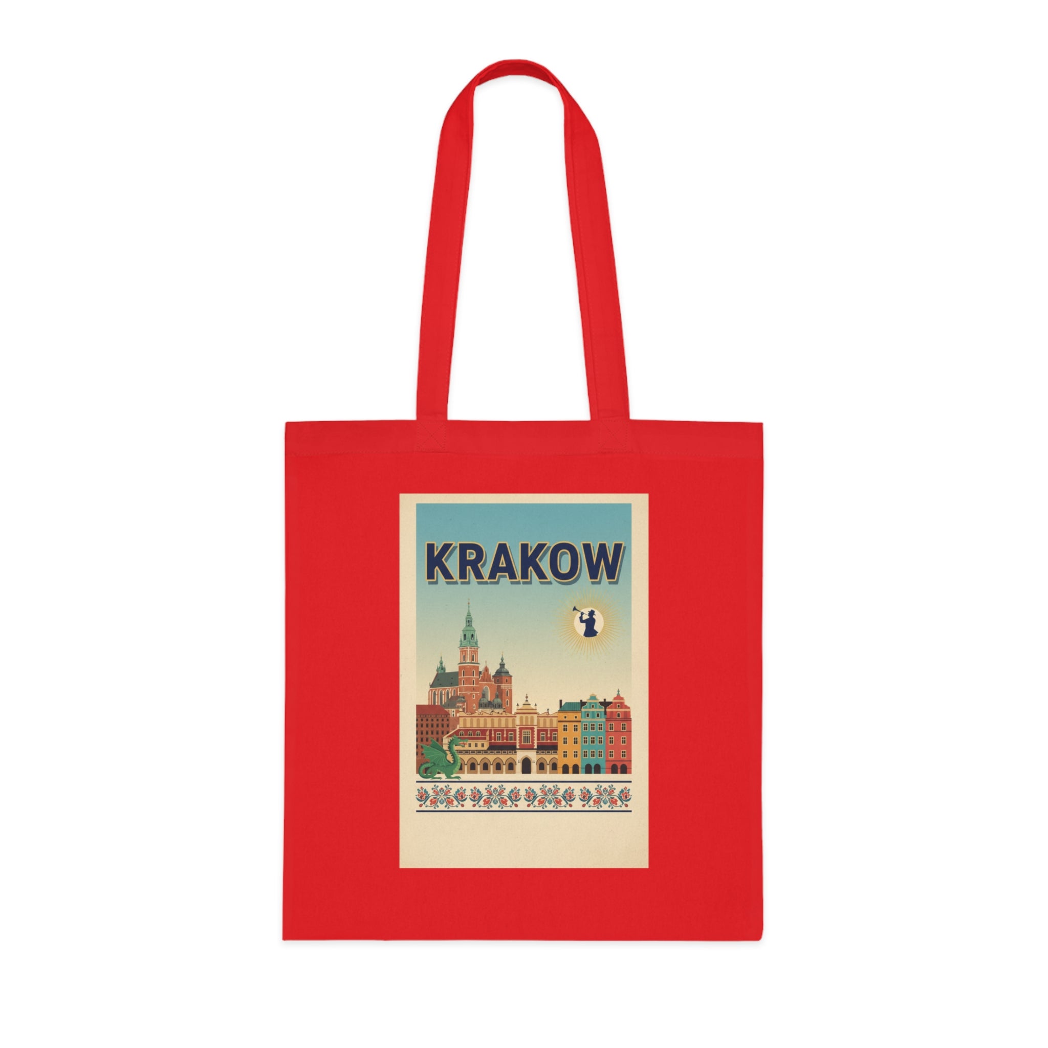 Krakow Vintage Travel Cotton Tote