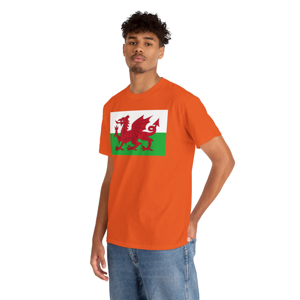 Welsh Dragon T‑Shirt — Cymru Red Dragon Flag Tee
