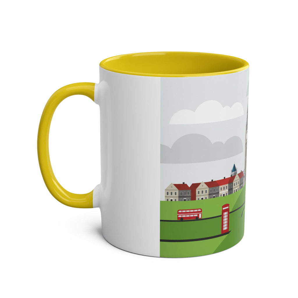 Two-Tone Coffee Mugs, 11oz