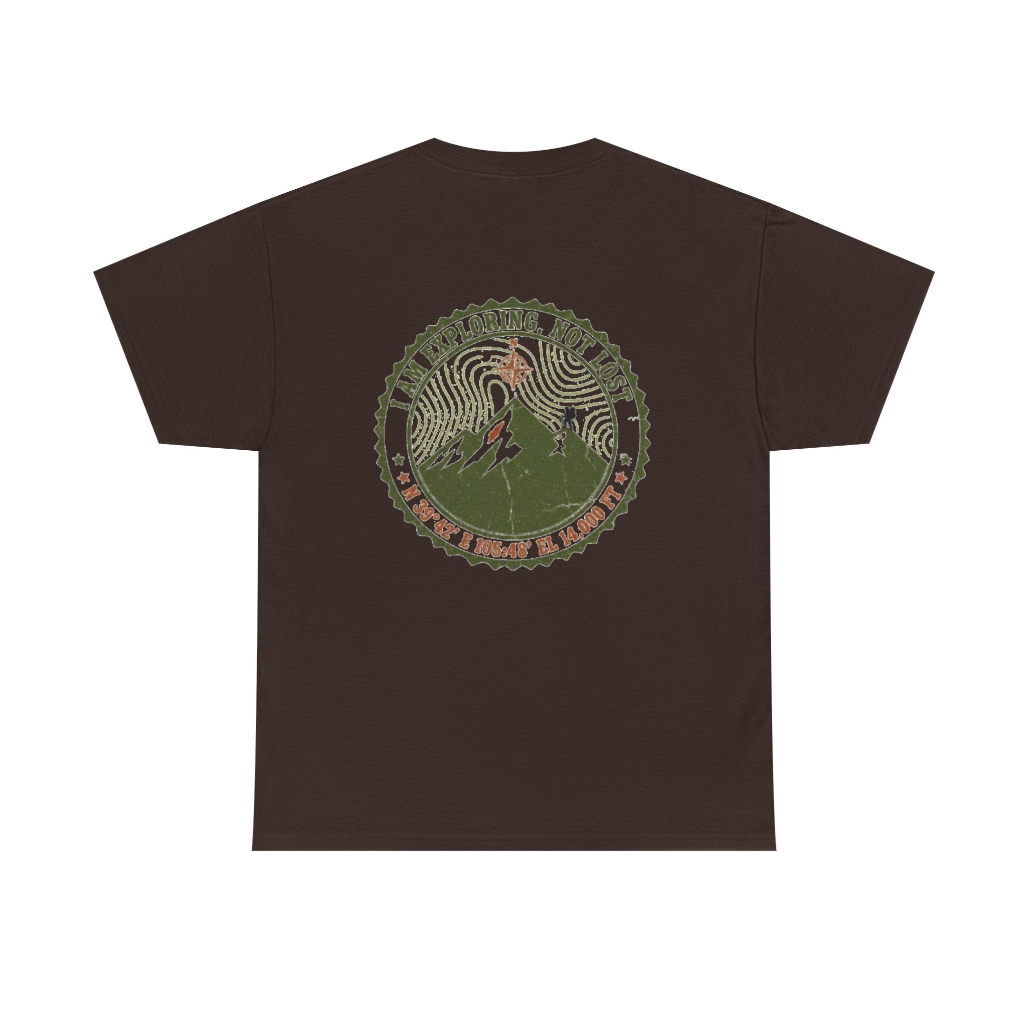Adventure Logo Tee — "GALLUS" Mountain Badge Shirt (Exploring Not Lost)