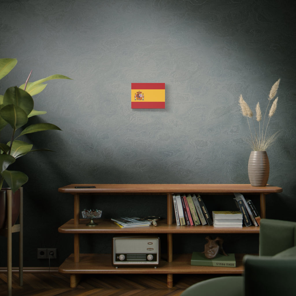 Spanish Flag Matte Canvas Print — Stretched Wall Art (1.25")
